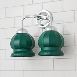 Chris Loves Julia Marlo Vanity Light - 2 Light - Ceramic