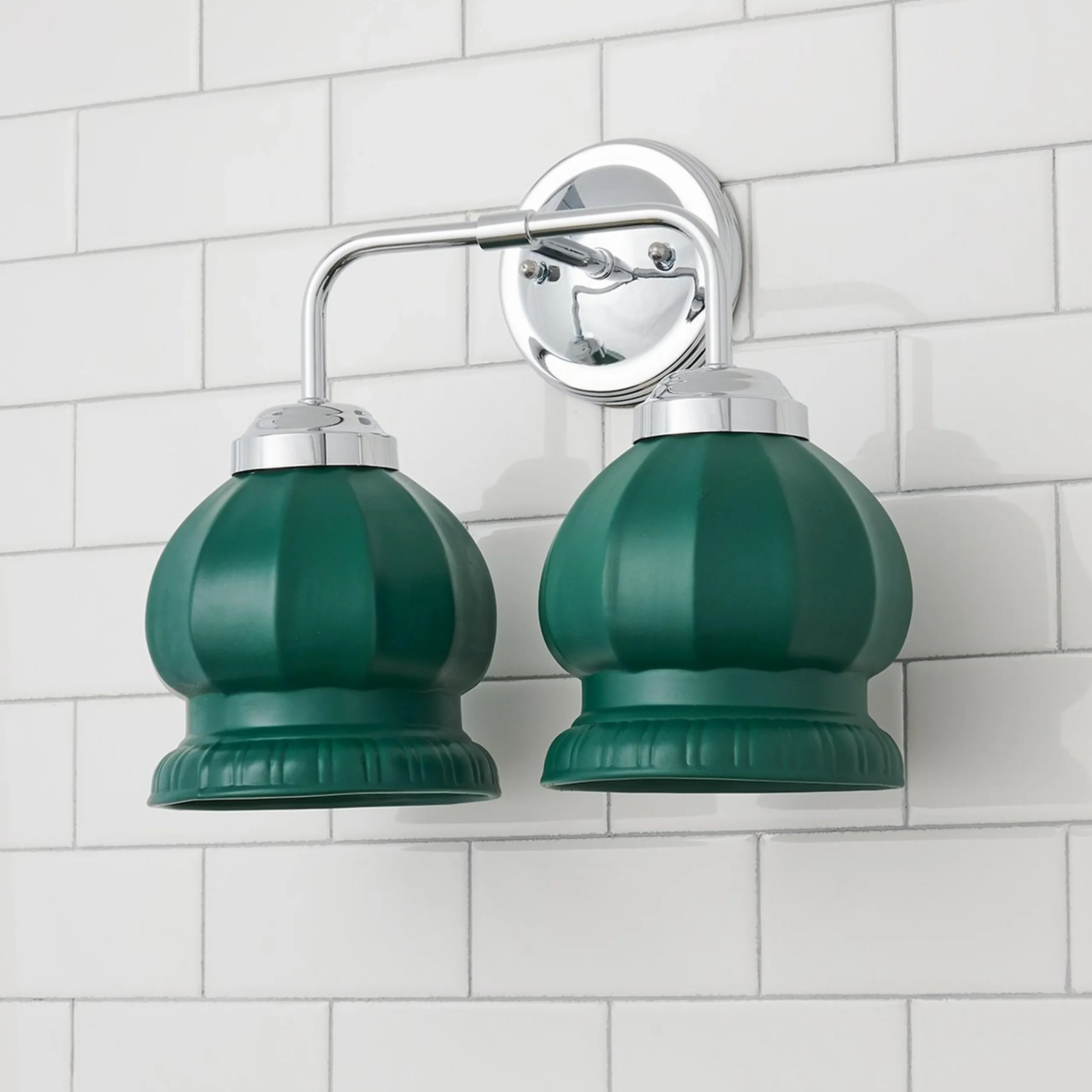 Chris Loves Julia Marlo Vanity Light - 2 Light - Ceramic