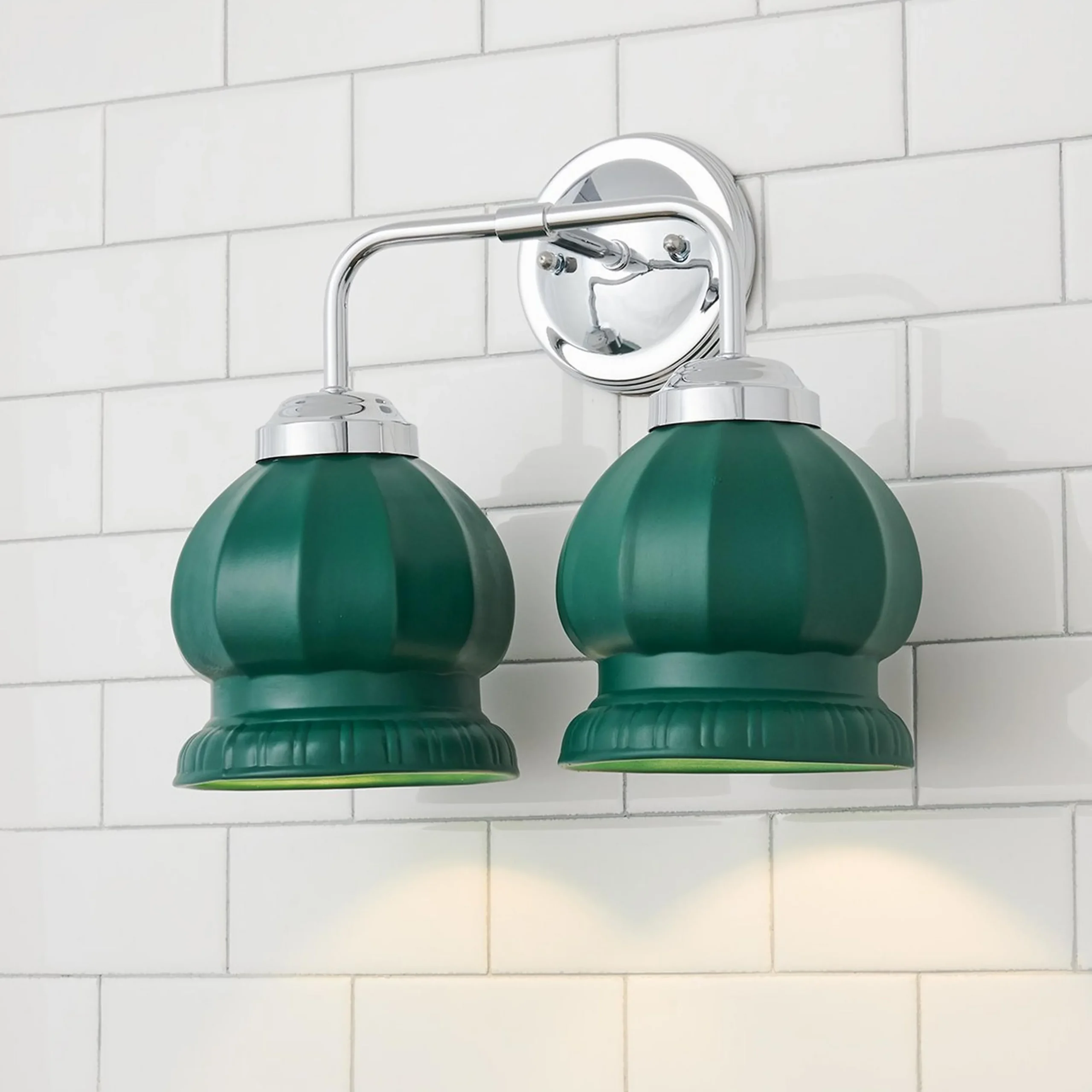 Chris Loves Julia Marlo Vanity Light - 2 Light - Ceramic