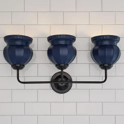 Chris Loves Julia Marlo Vanity Light - 3 Light - Ceramic