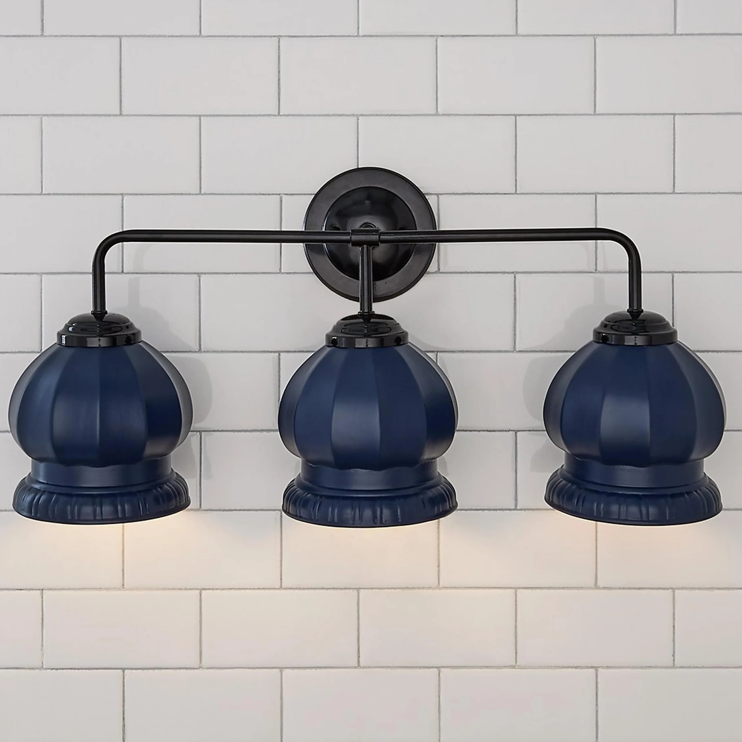 Chris Loves Julia Marlo Vanity Light - 3 Light - Ceramic