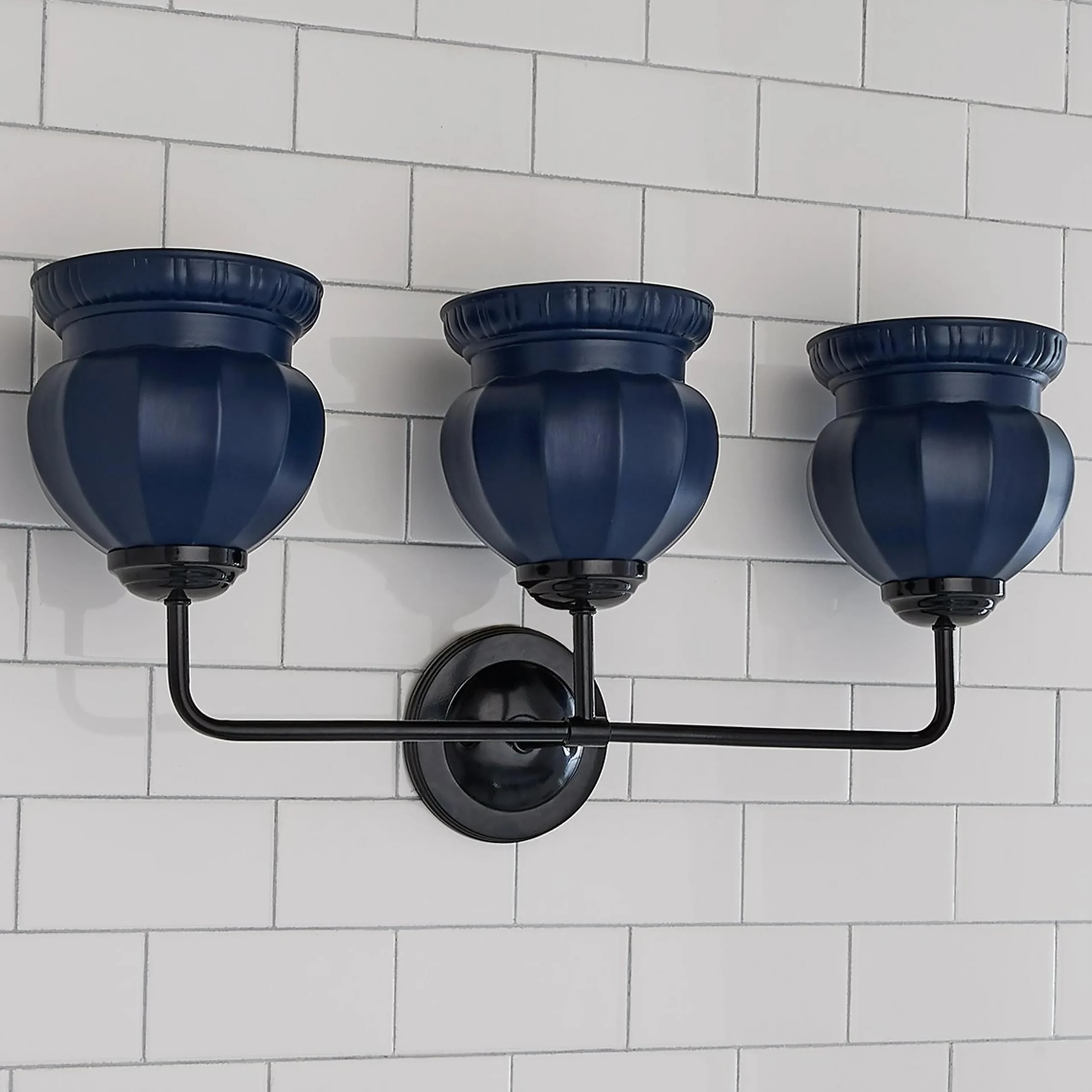Chris Loves Julia Marlo Vanity Light - 3 Light - Ceramic