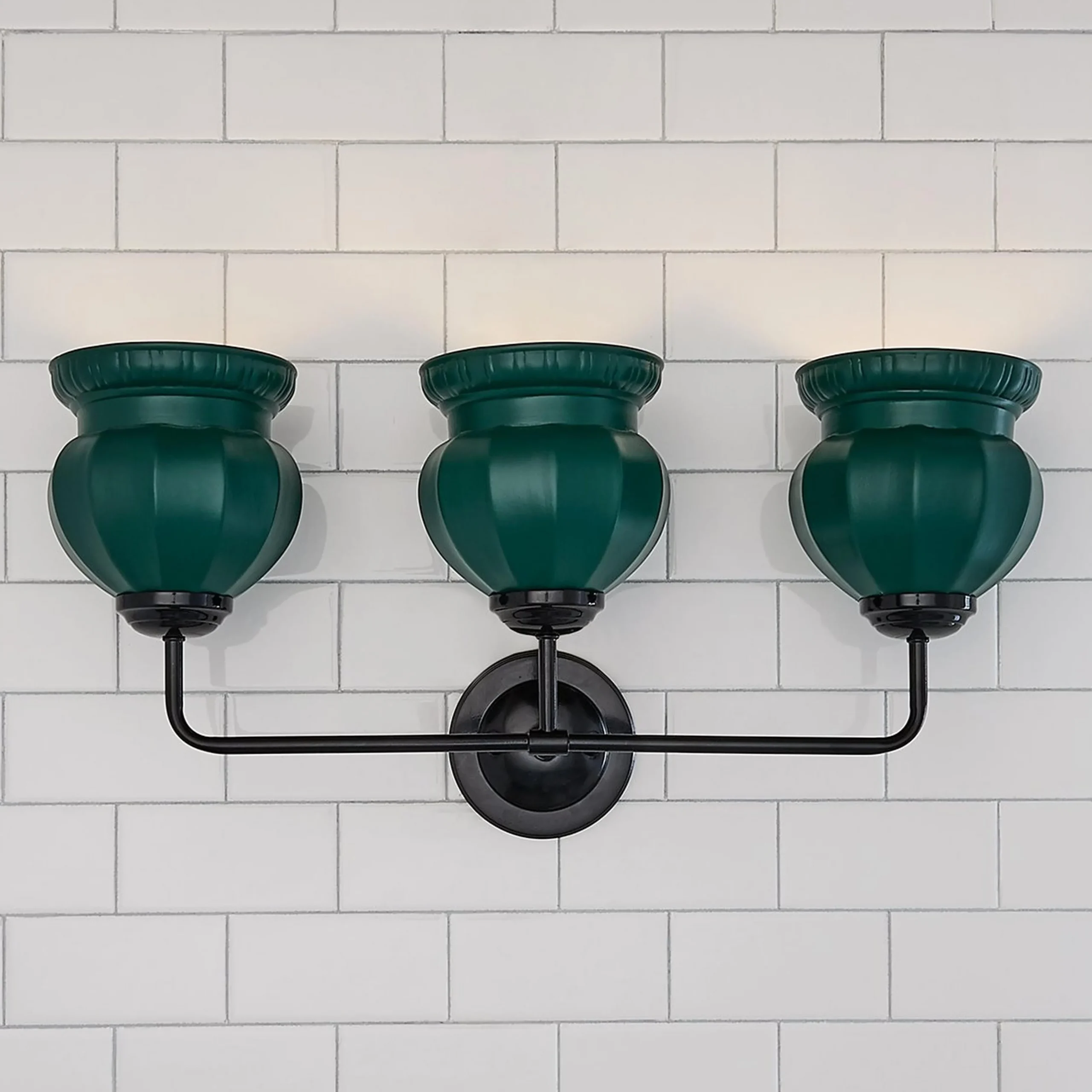 Chris Loves Julia Marlo Vanity Light - 3 Light - Ceramic