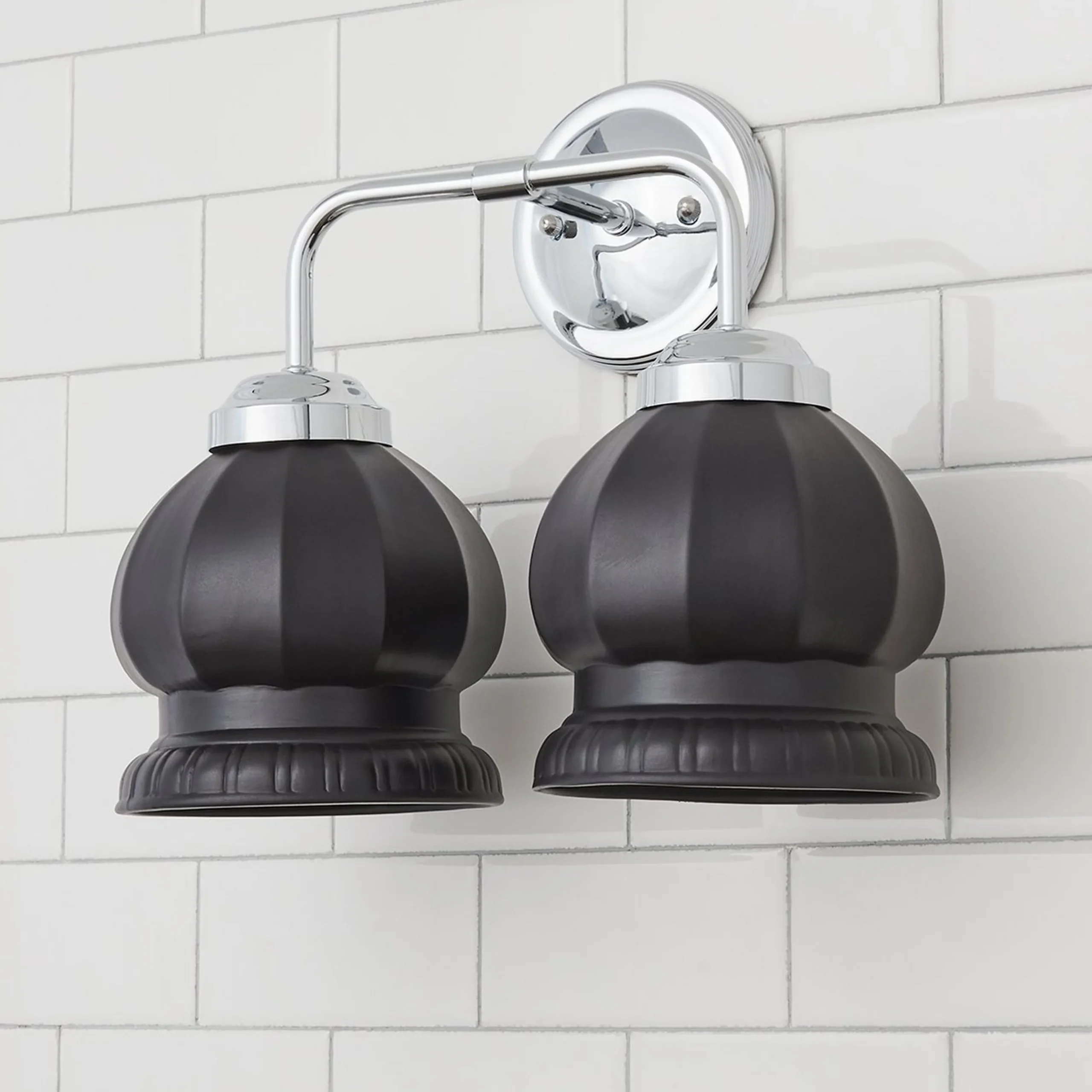 Chris Loves Julia Marlo Vanity Light - 2 Light - Ceramic