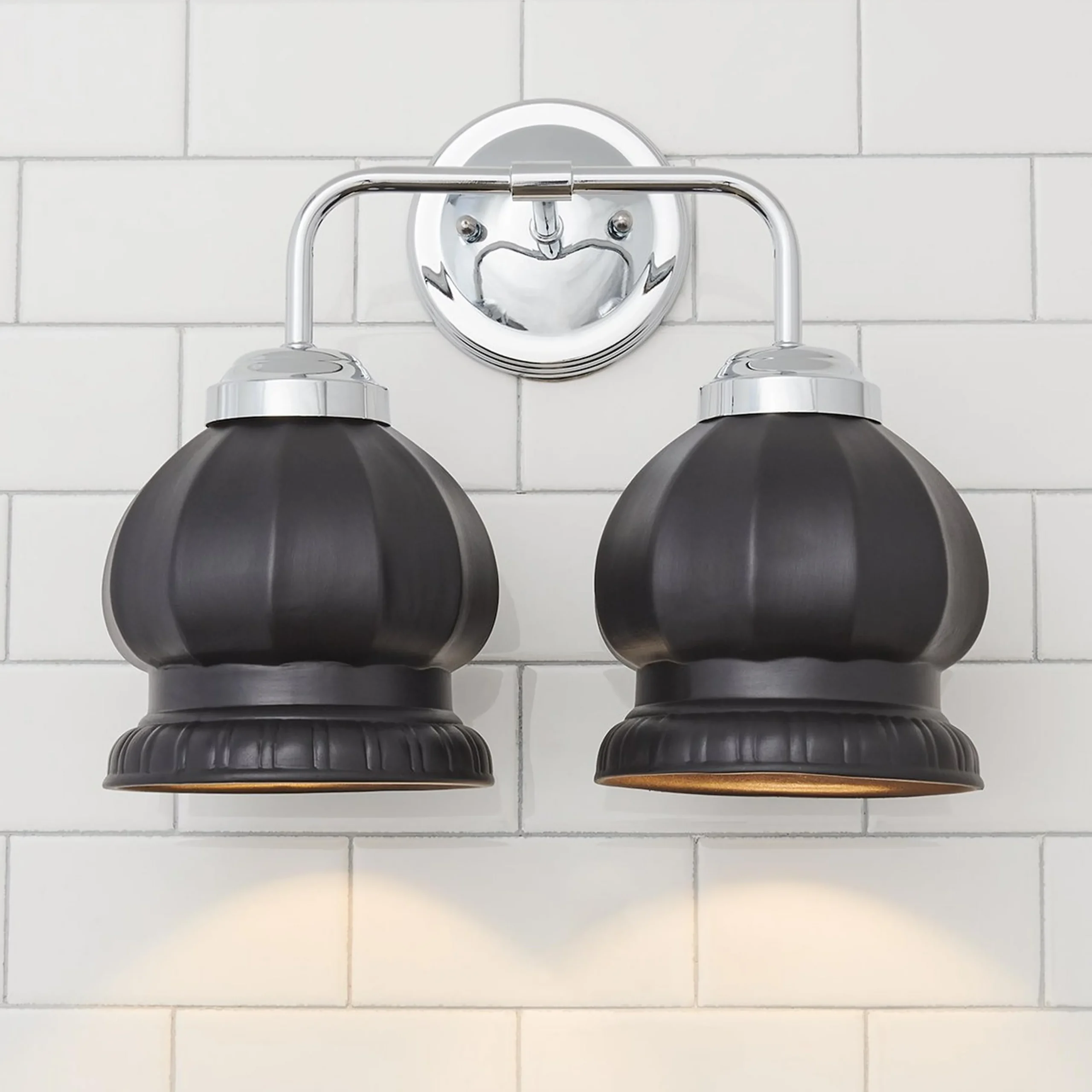 Chris Loves Julia Marlo Vanity Light - 2 Light - Ceramic