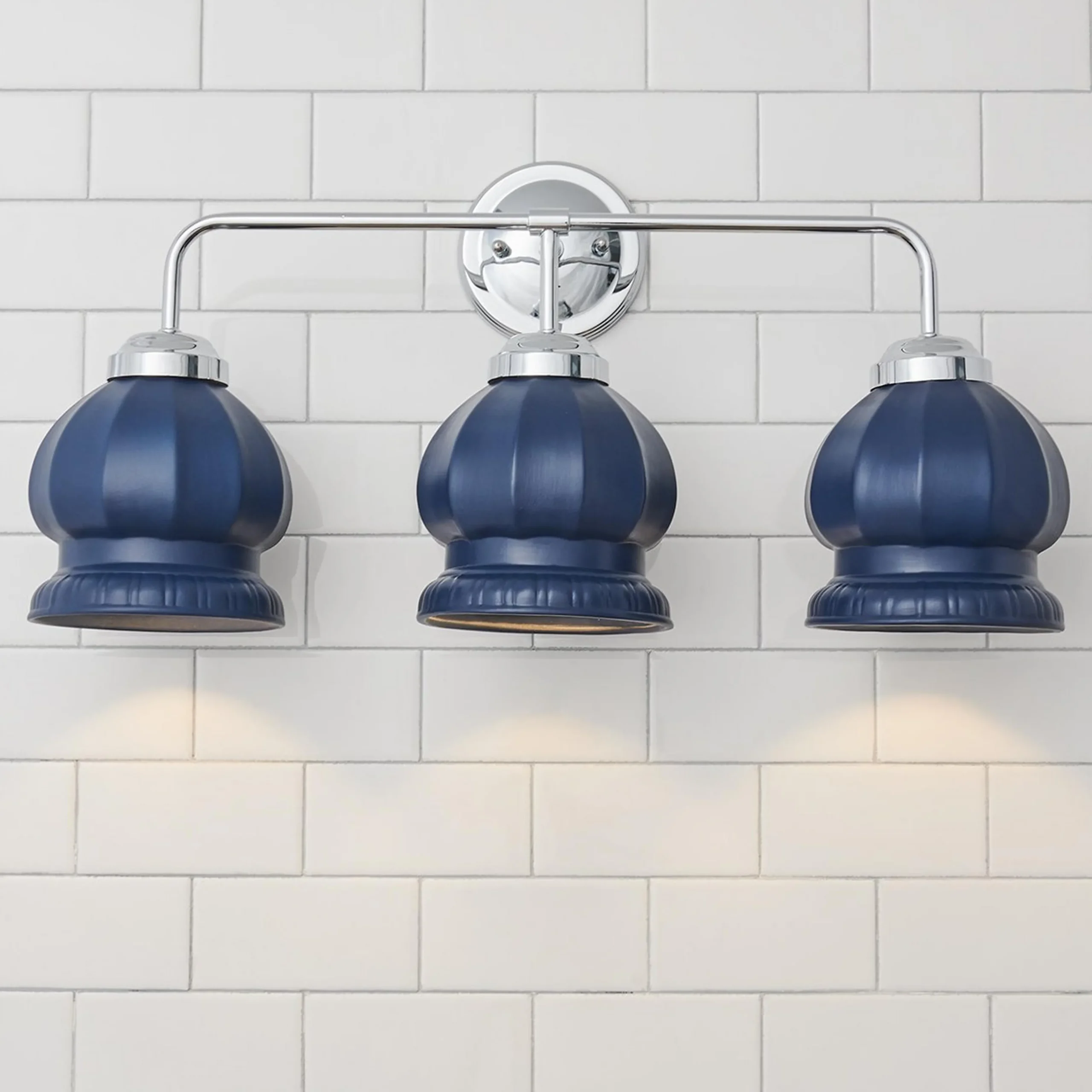 Chris Loves Julia Marlo Vanity Light - 3 Light - Ceramic