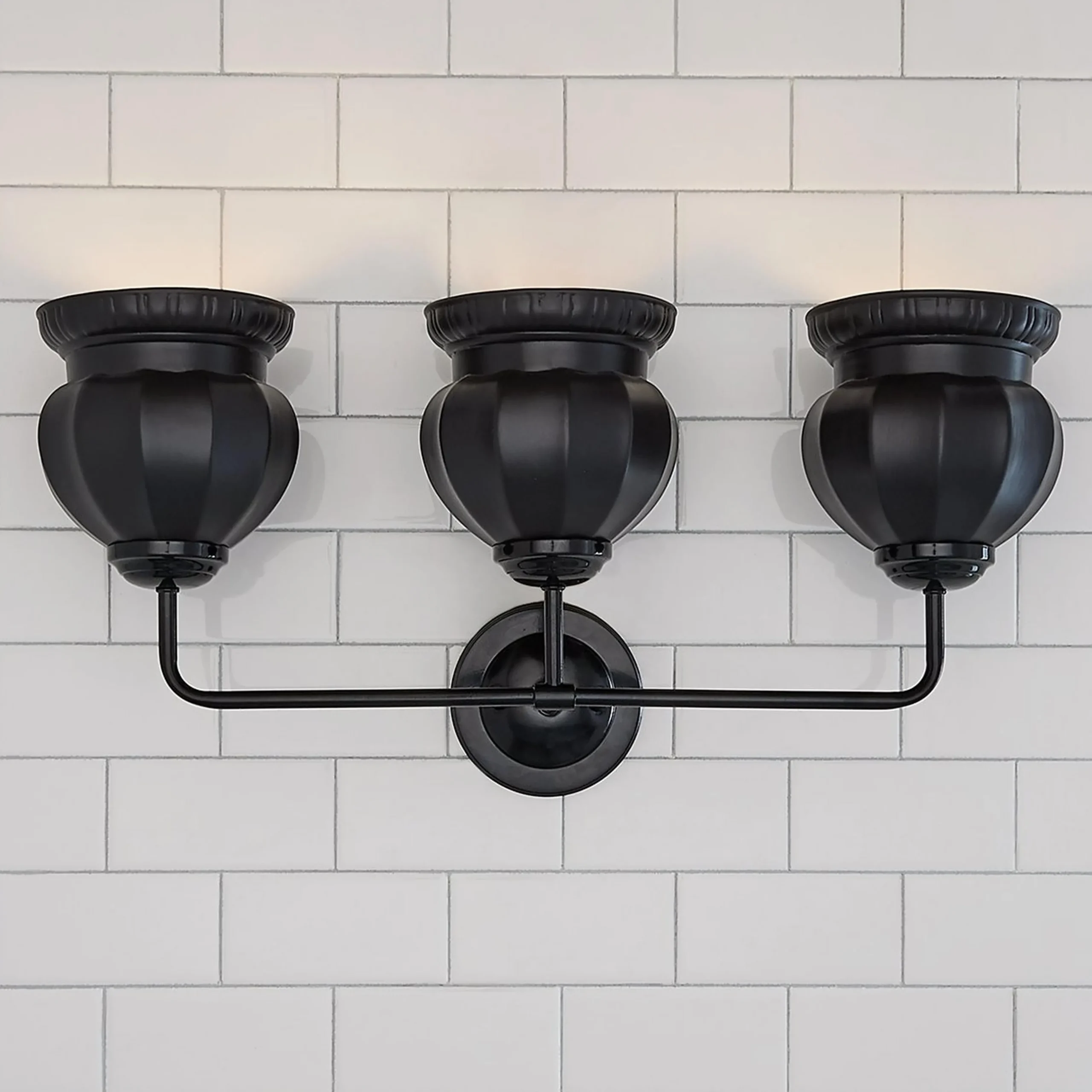 Chris Loves Julia Marlo Vanity Light - 3 Light - Ceramic