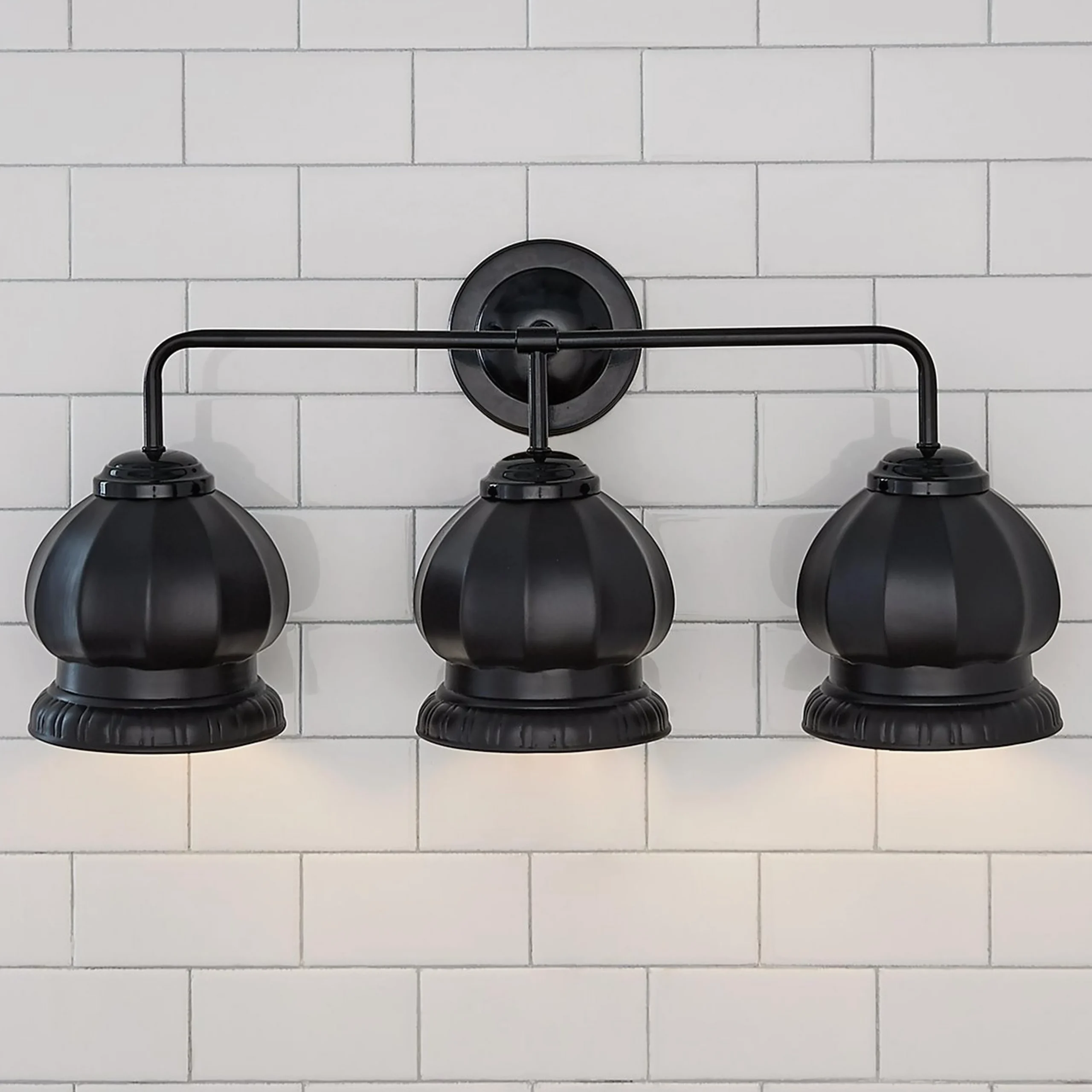Chris Loves Julia Marlo Vanity Light - 3 Light - Ceramic