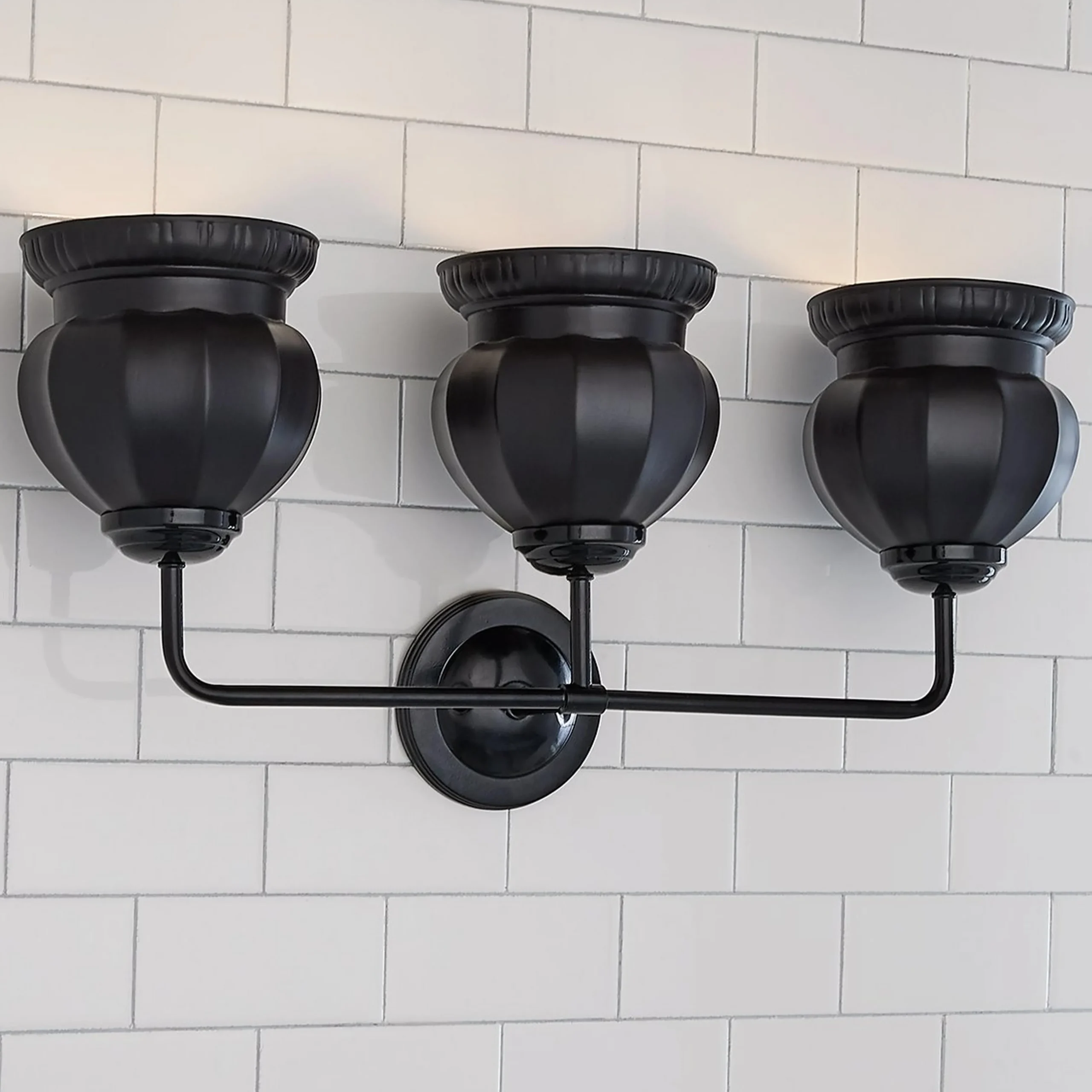 Chris Loves Julia Marlo Vanity Light - 3 Light - Ceramic