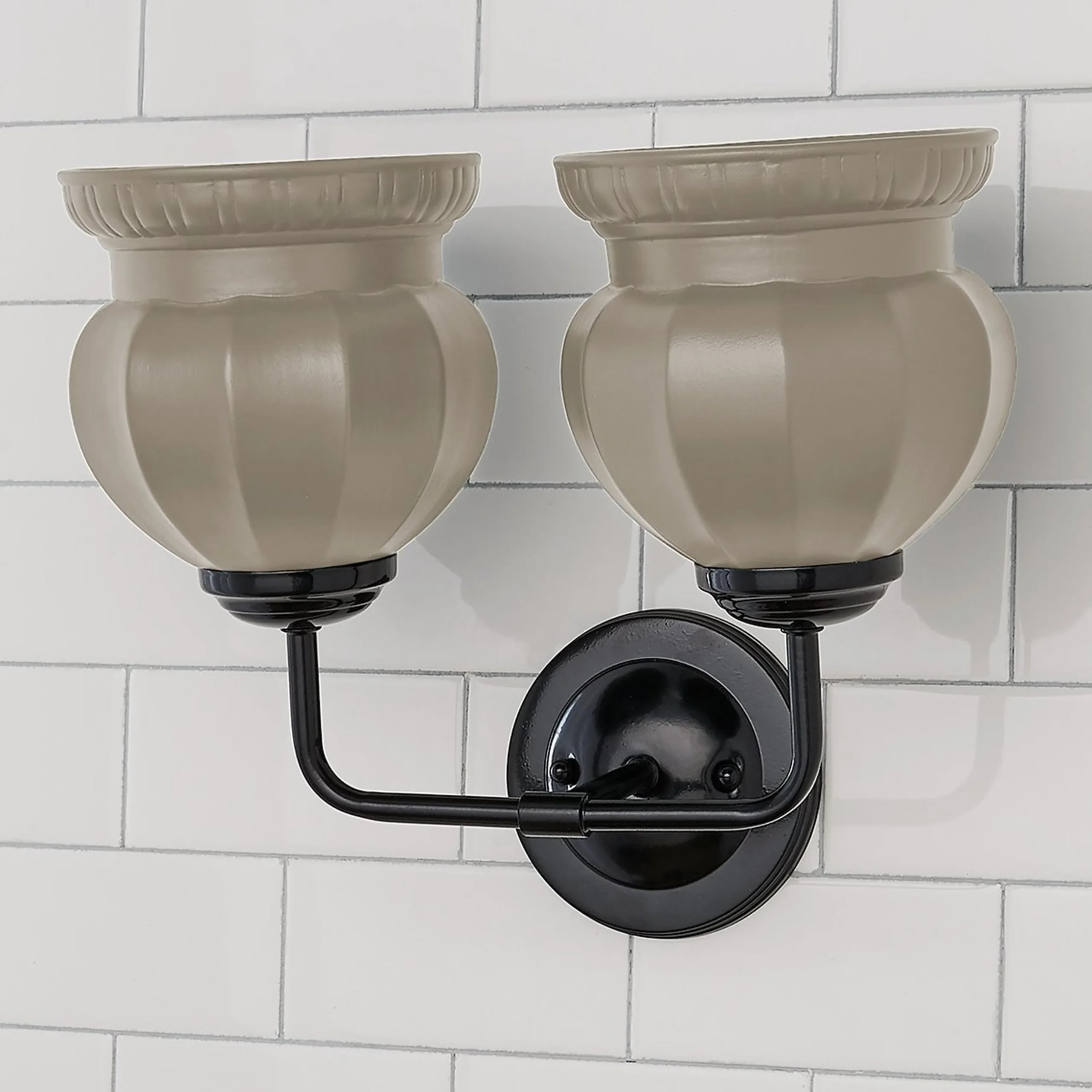 Chris Loves Julia Marlo Vanity Light - 2 Light - Ceramic
