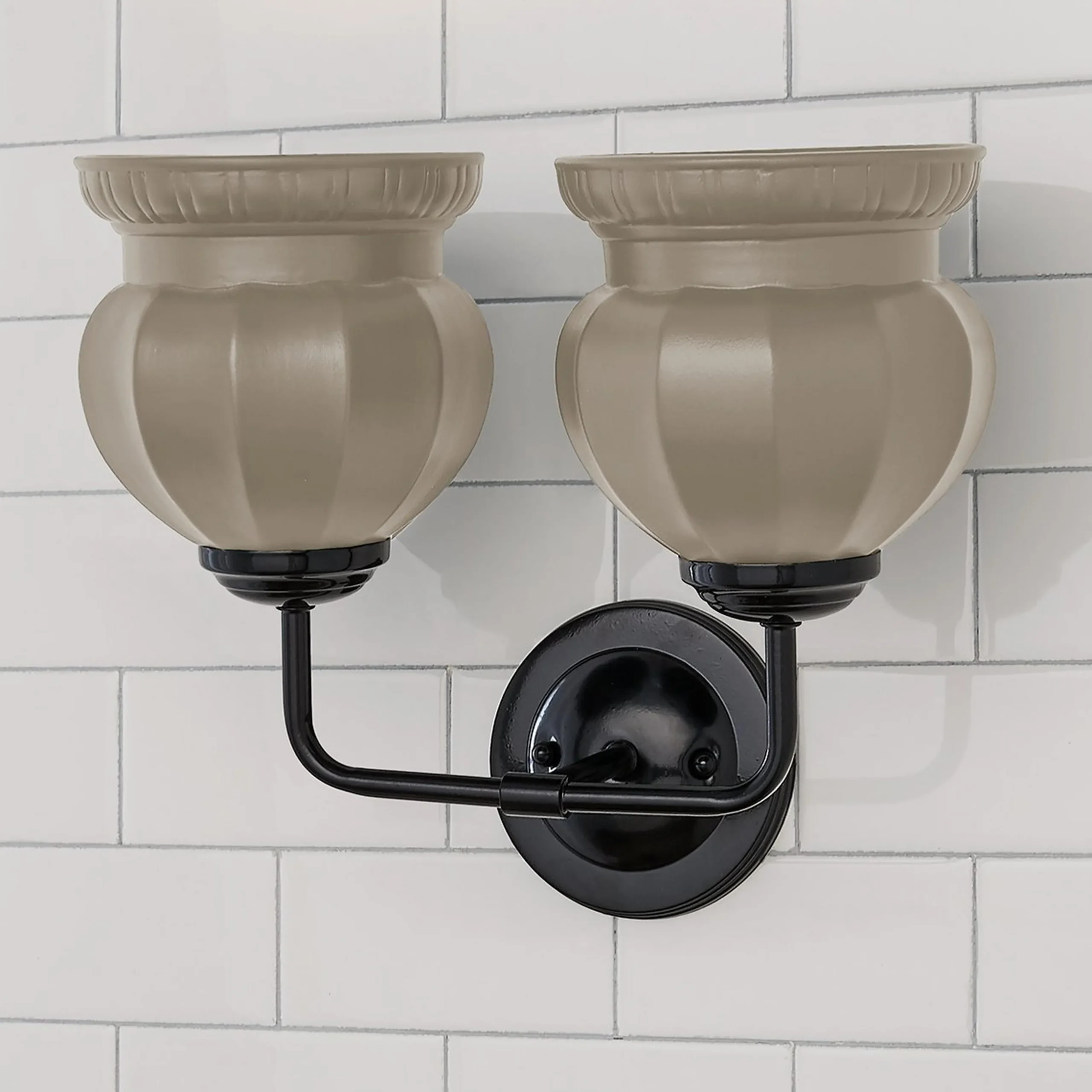 Chris Loves Julia Marlo Vanity Light - 2 Light - Ceramic