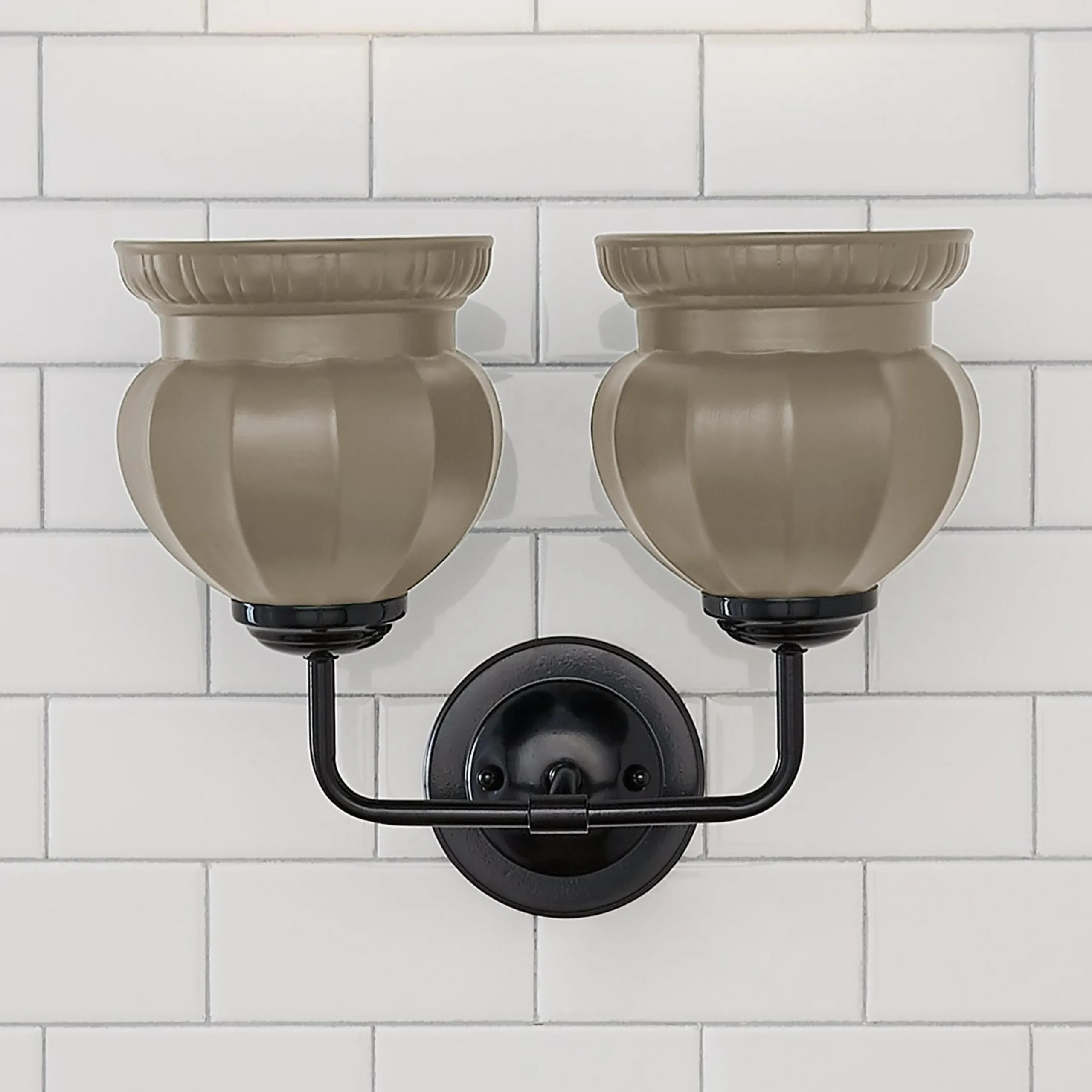 Chris Loves Julia Marlo Vanity Light - 2 Light - Ceramic