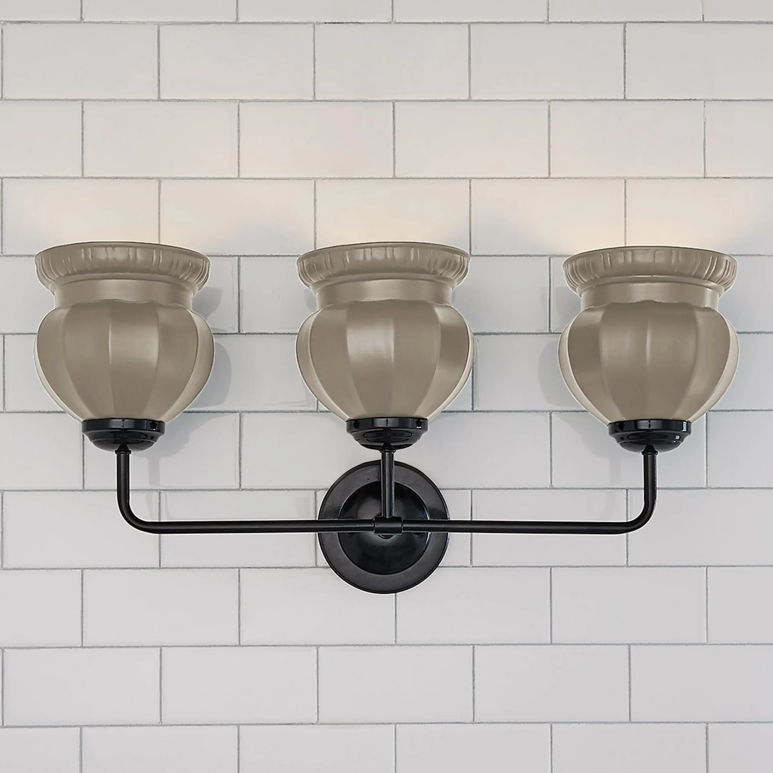 Chris Loves Julia Marlo Vanity Light - 3 Light - Ceramic