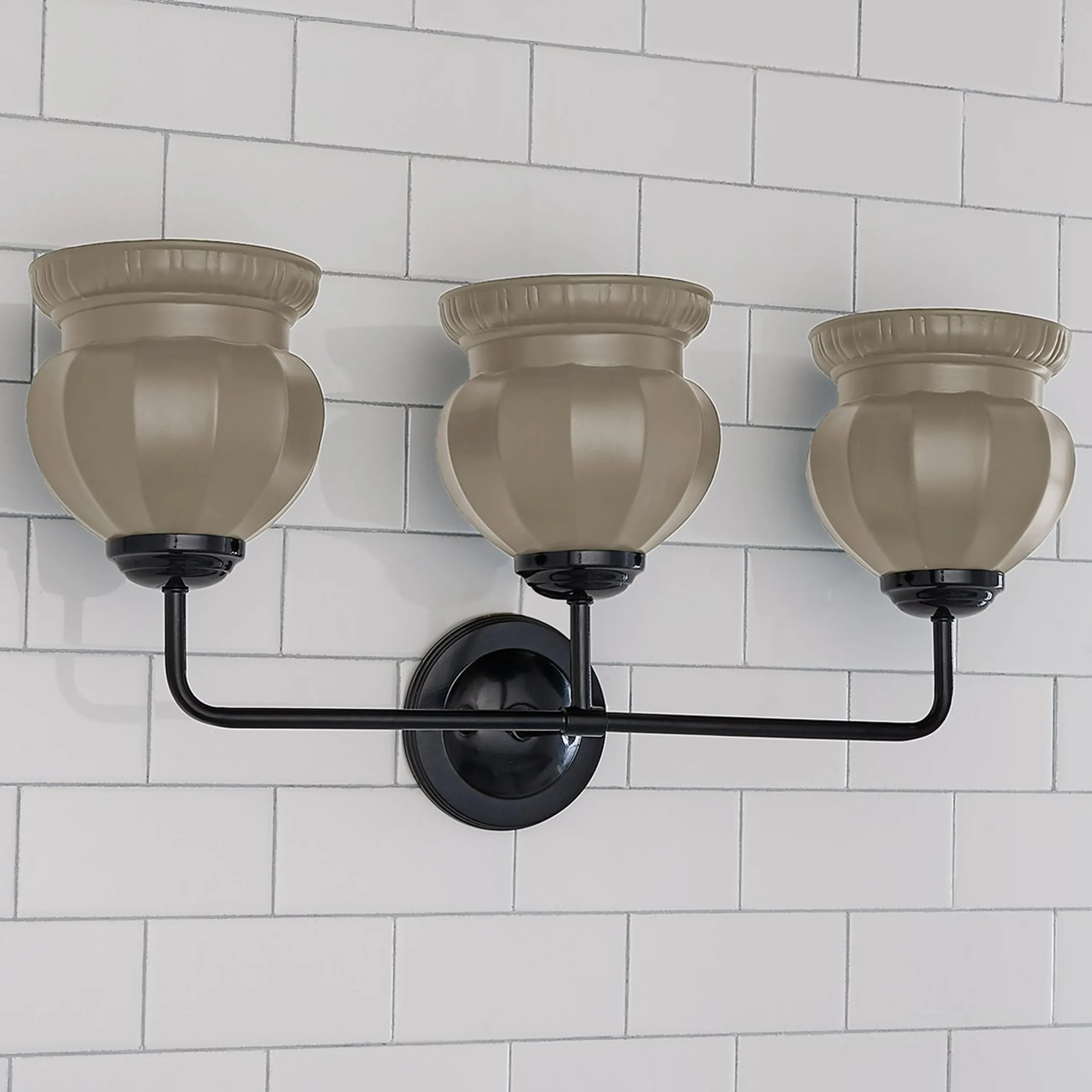 Chris Loves Julia Marlo Vanity Light - 3 Light - Ceramic