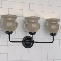 Chris Loves Julia Marlo Vanity Light - 3 Light - Ceramic