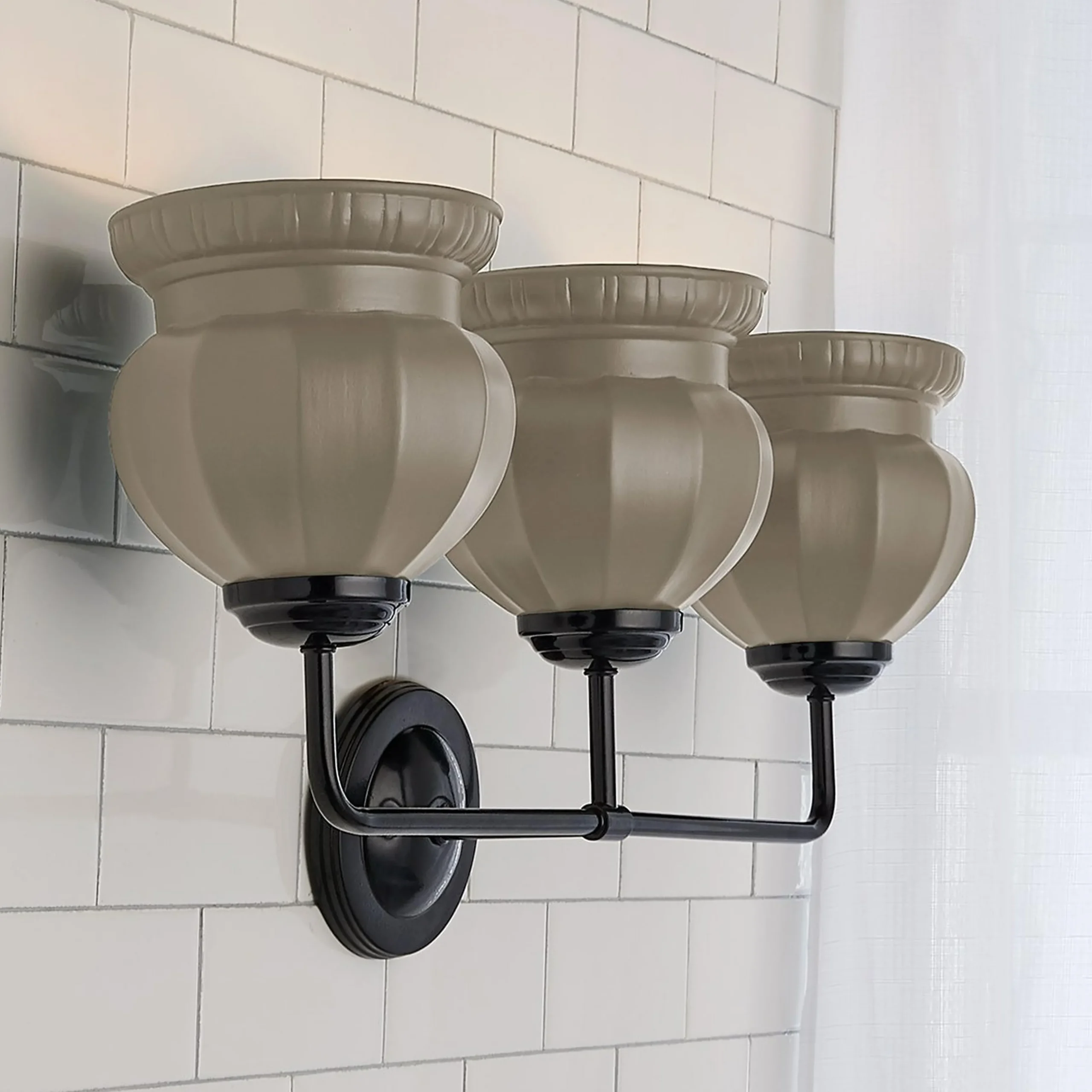 Chris Loves Julia Marlo Vanity Light - 3 Light - Ceramic