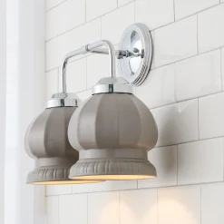 Chris Loves Julia Marlo Vanity Light - 2 Light - Ceramic
