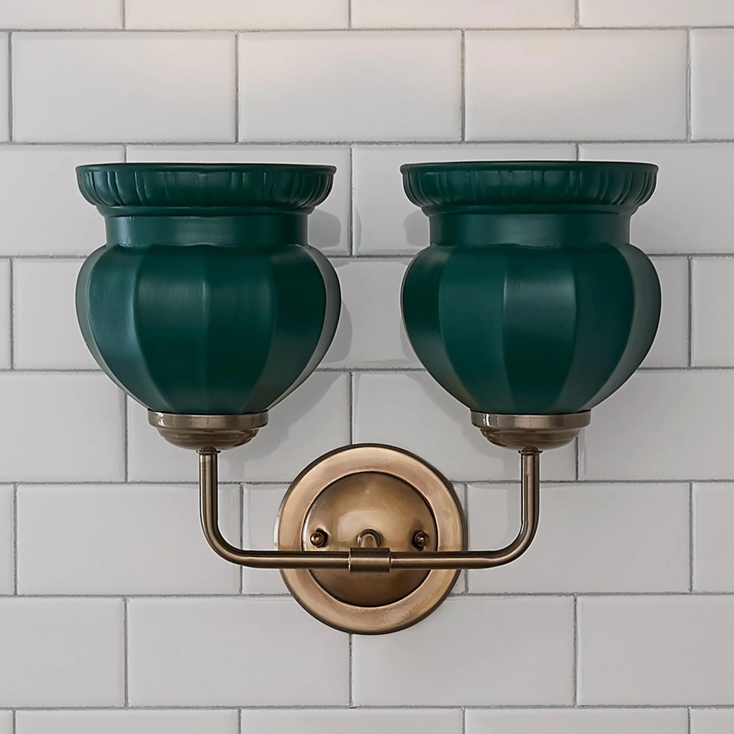 Chris Loves Julia Marlo Vanity Light - 2 Light - Ceramic
