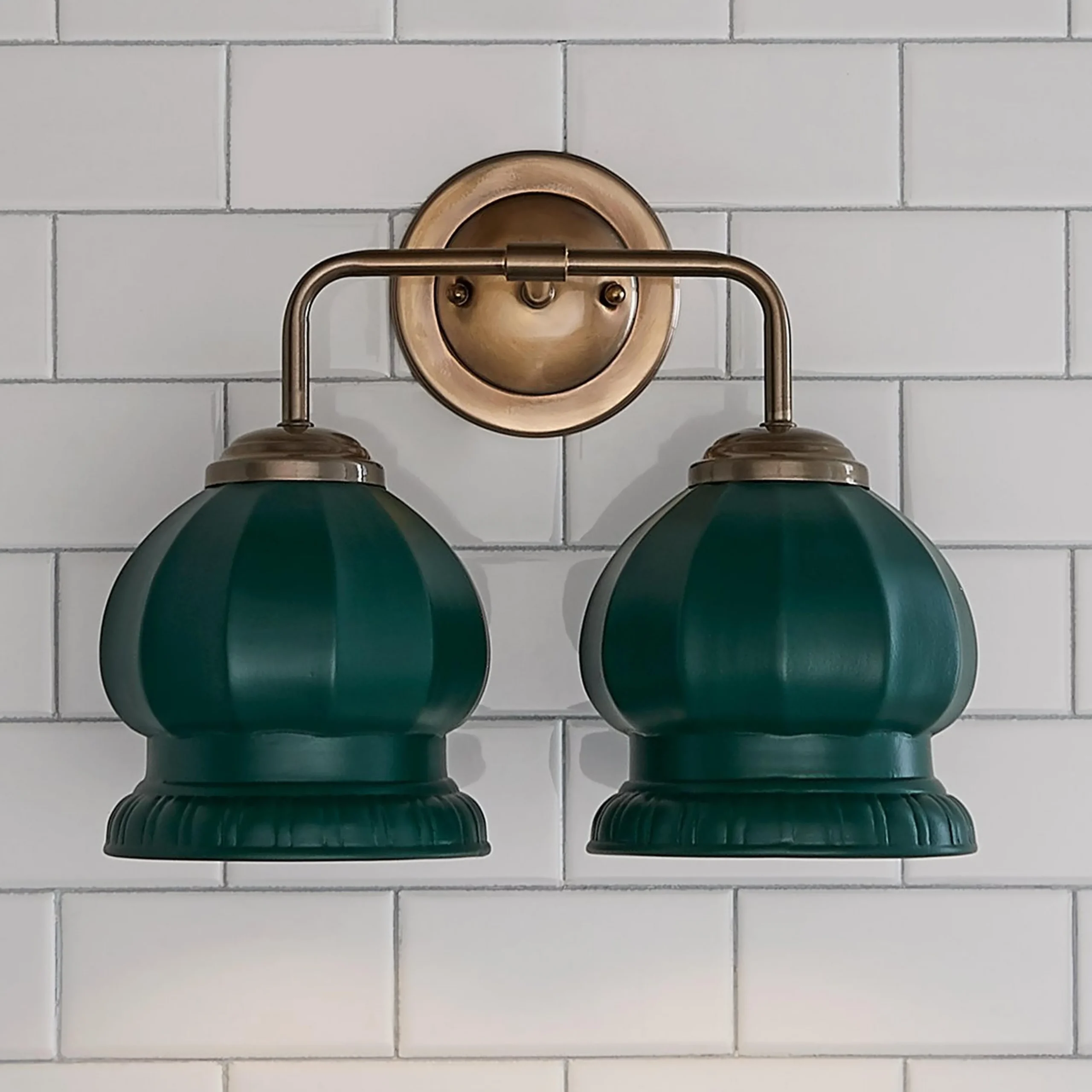 Chris Loves Julia Marlo Vanity Light - 2 Light - Ceramic