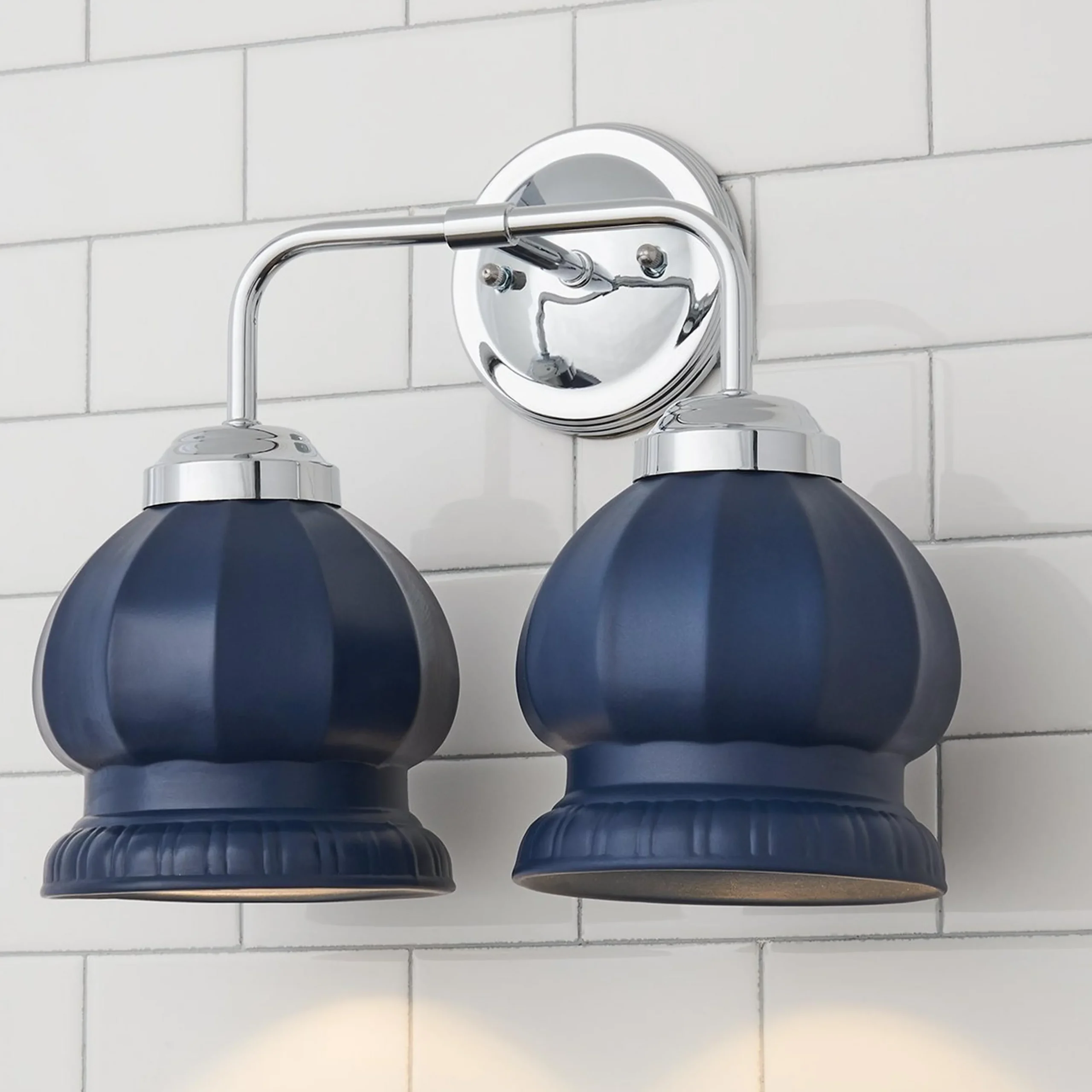 Chris Loves Julia Marlo Vanity Light - 2 Light - Ceramic