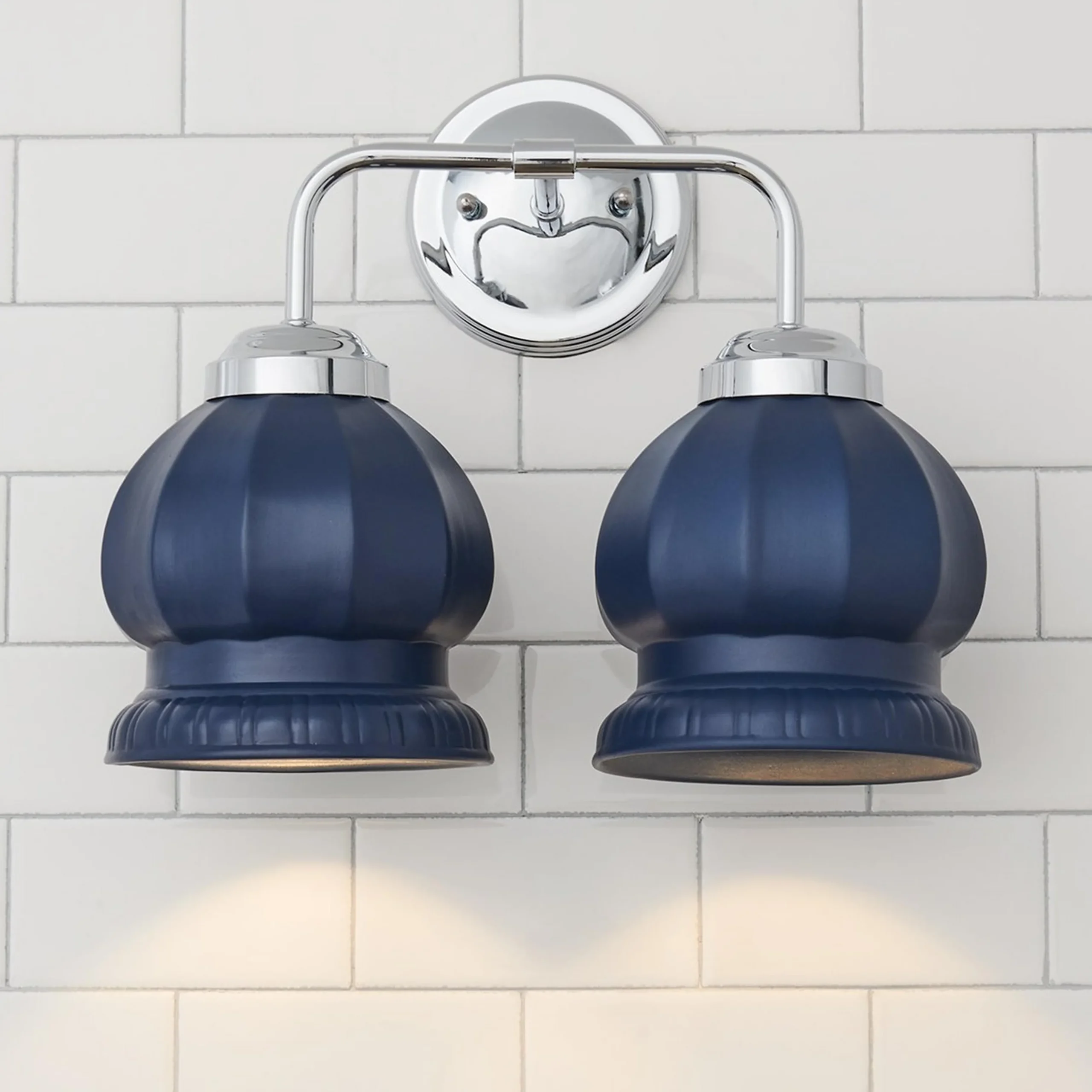 Chris Loves Julia Marlo Vanity Light - 2 Light - Ceramic