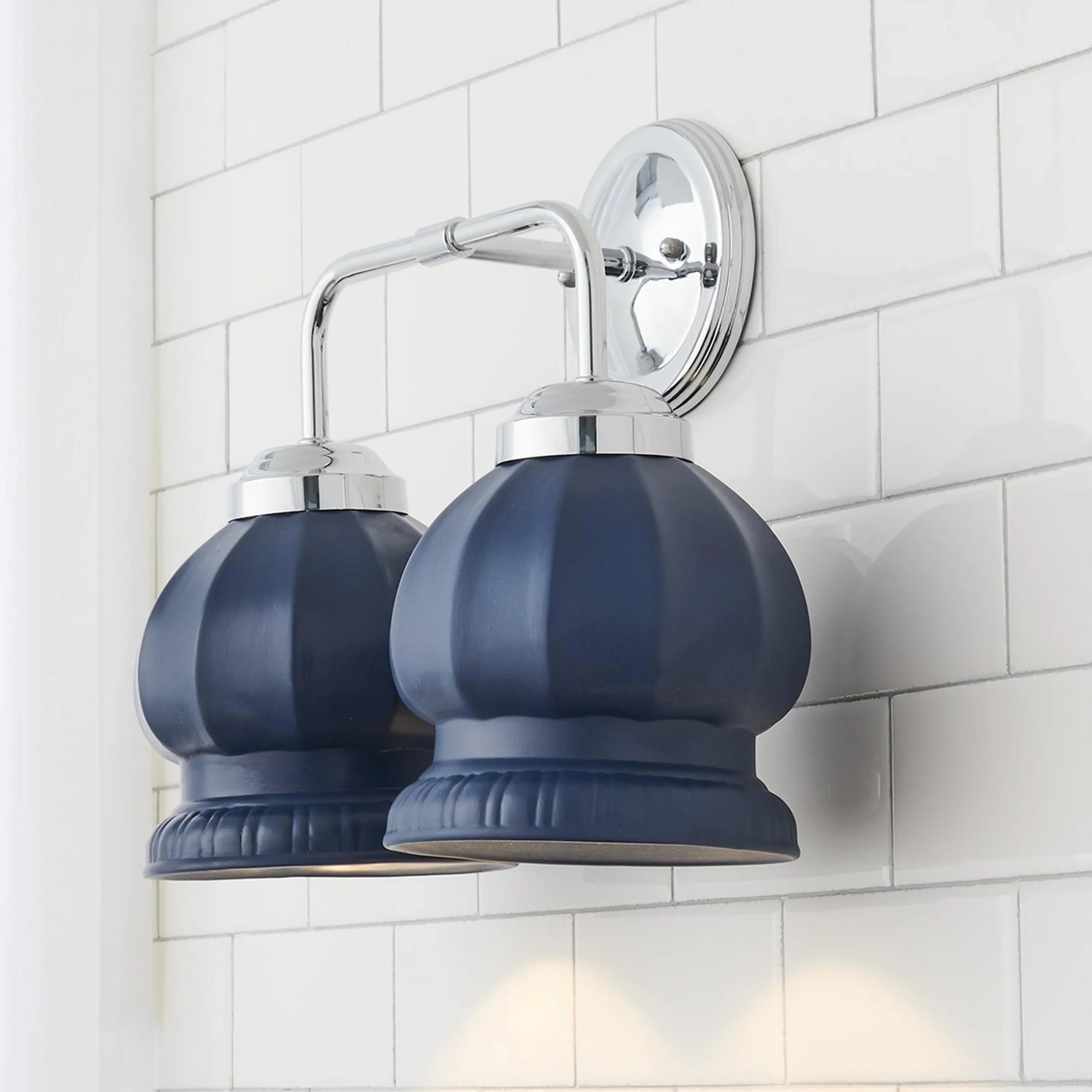 Chris Loves Julia Marlo Vanity Light - 2 Light - Ceramic