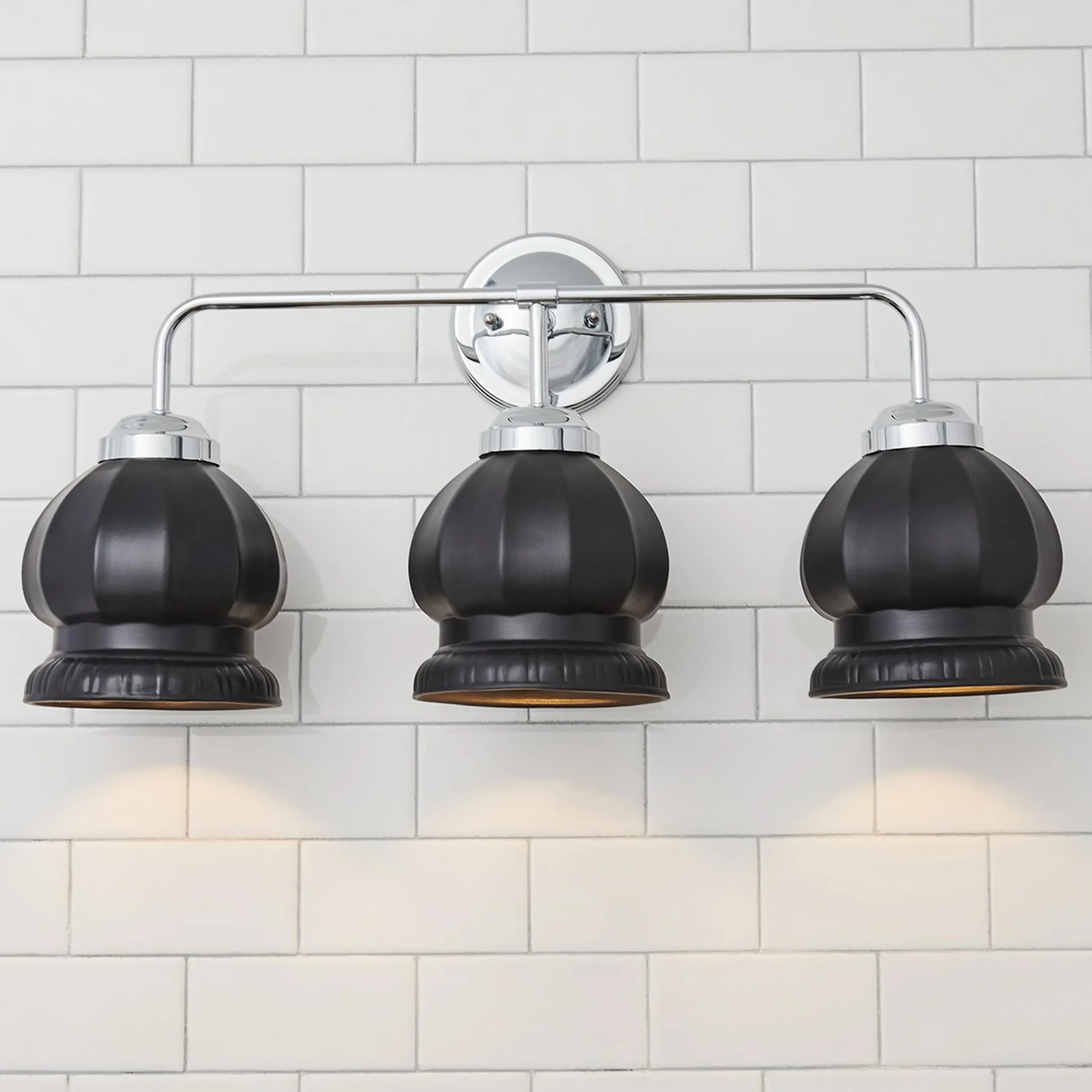 Chris Loves Julia Marlo Vanity Light - 3 Light - Ceramic