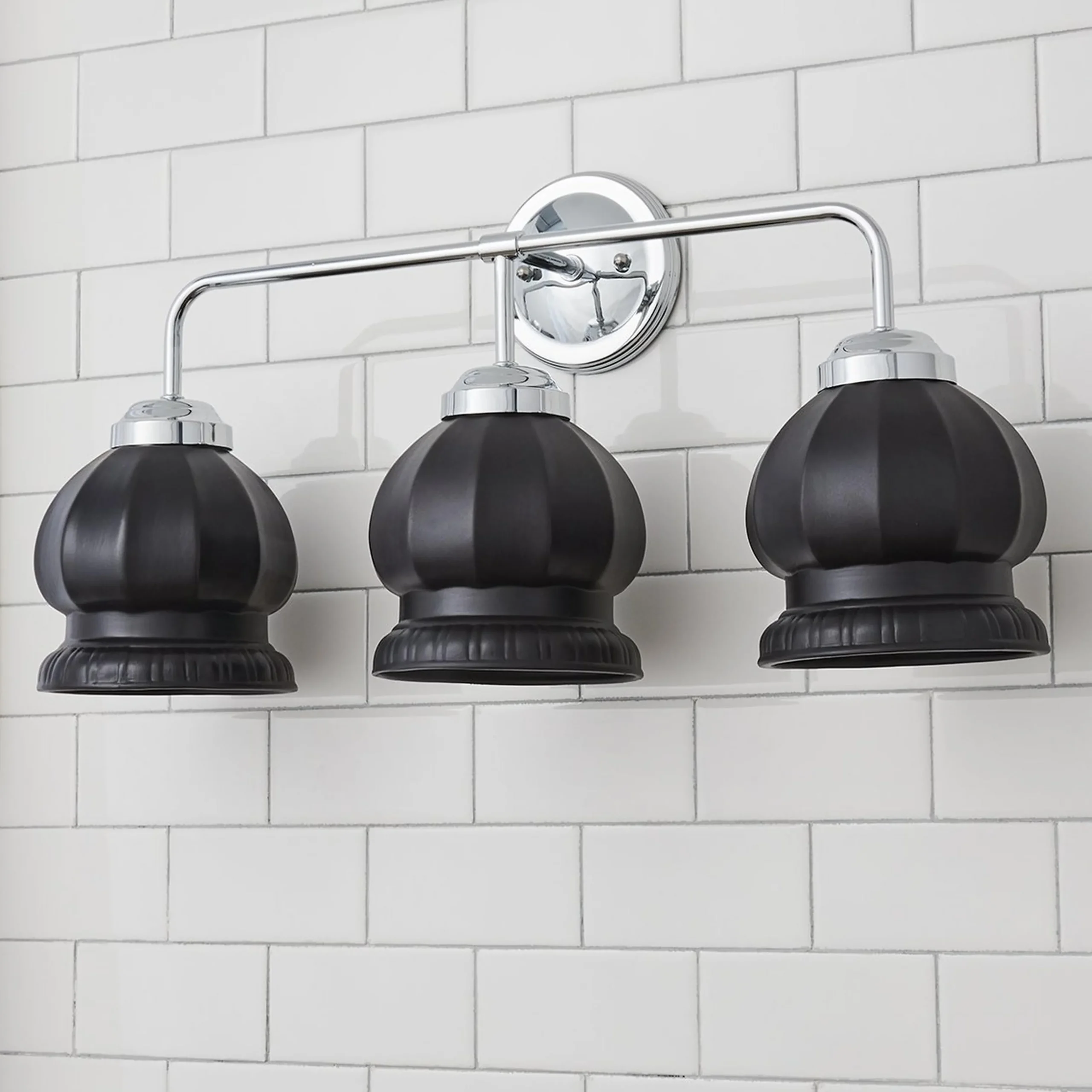 Chris Loves Julia Marlo Vanity Light - 3 Light - Ceramic