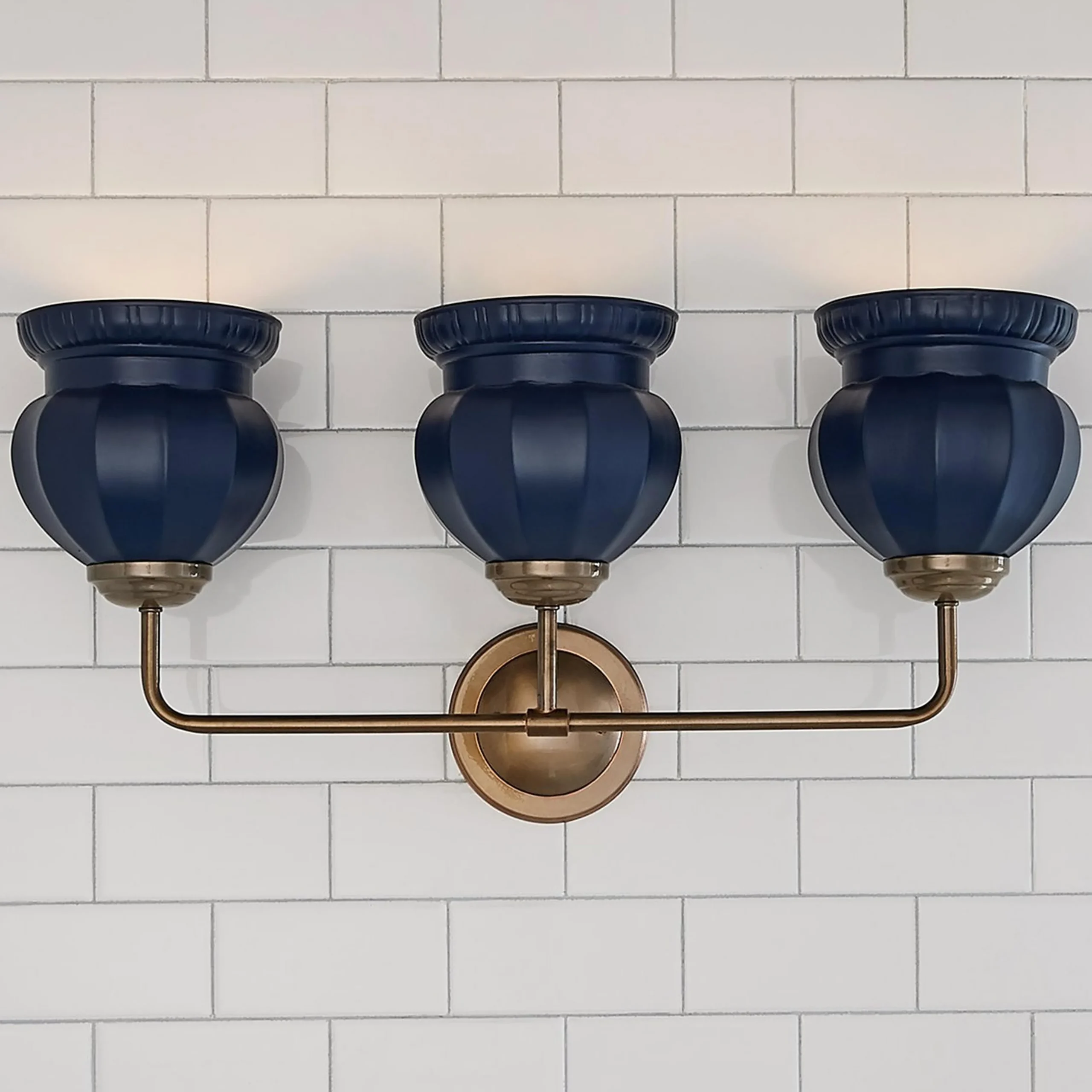 Chris Loves Julia Marlo Vanity Light - 3 Light - Ceramic
