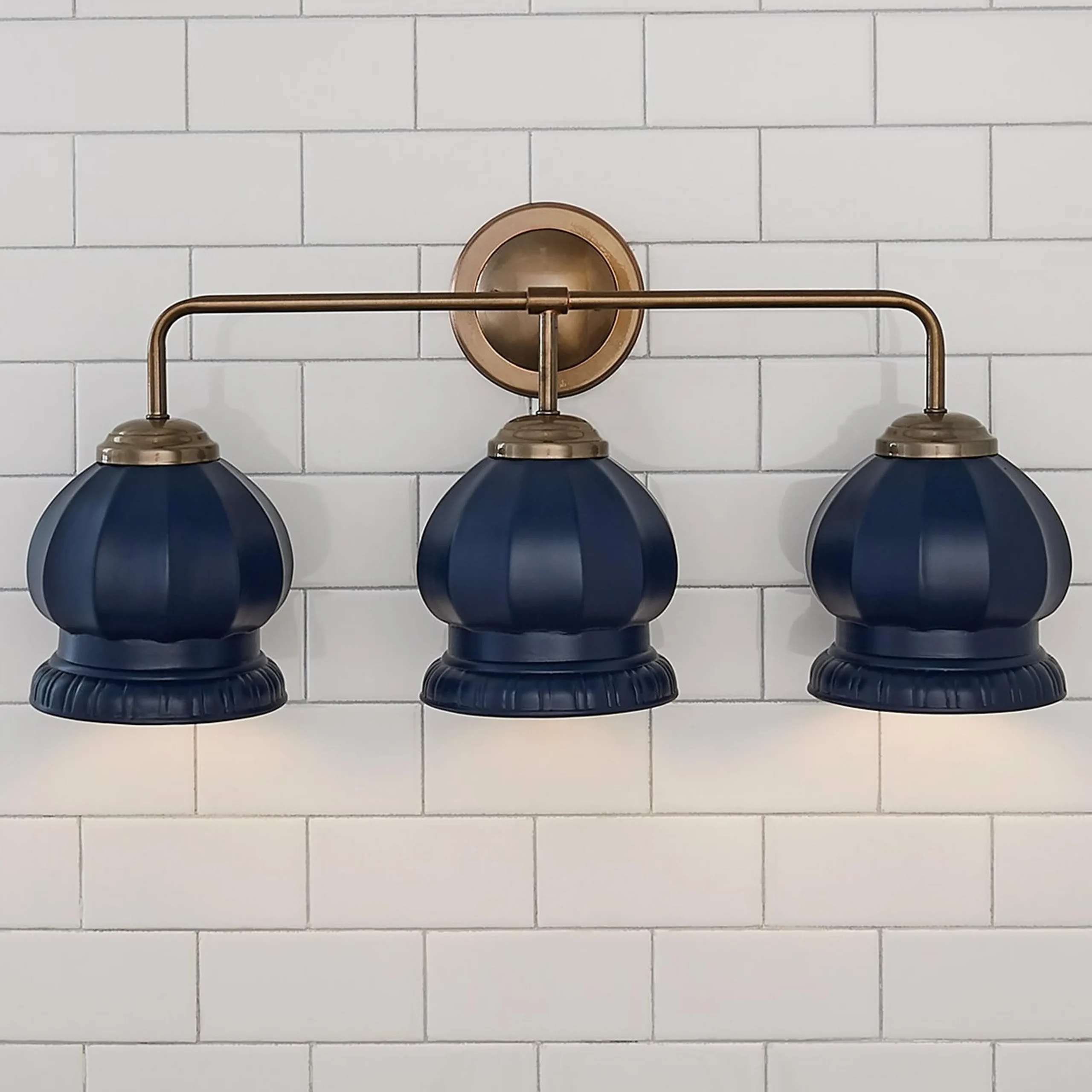 Chris Loves Julia Marlo Vanity Light - 3 Light - Ceramic