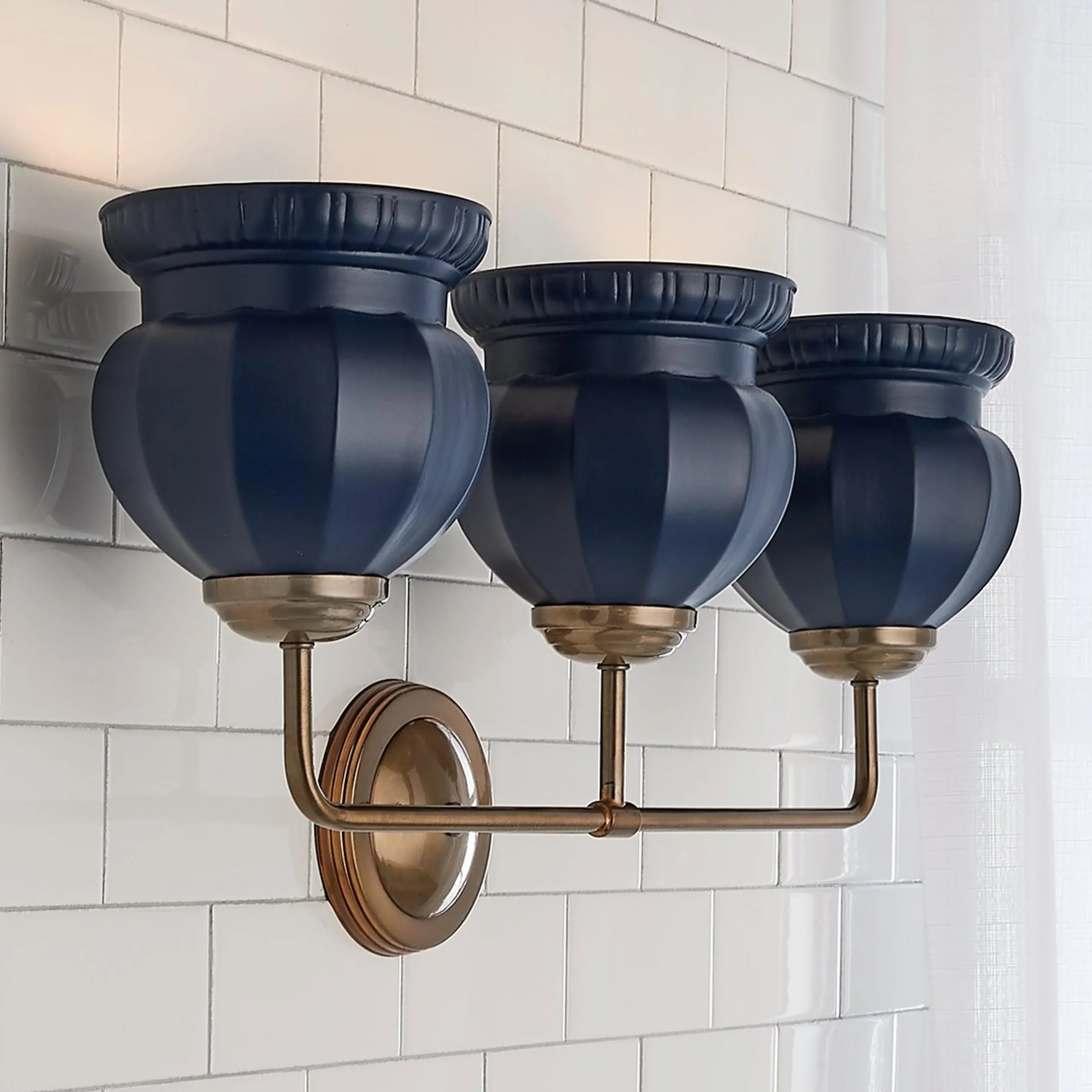 Chris Loves Julia Marlo Vanity Light - 3 Light - Ceramic