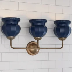 Chris Loves Julia Marlo Vanity Light - 3 Light - Ceramic