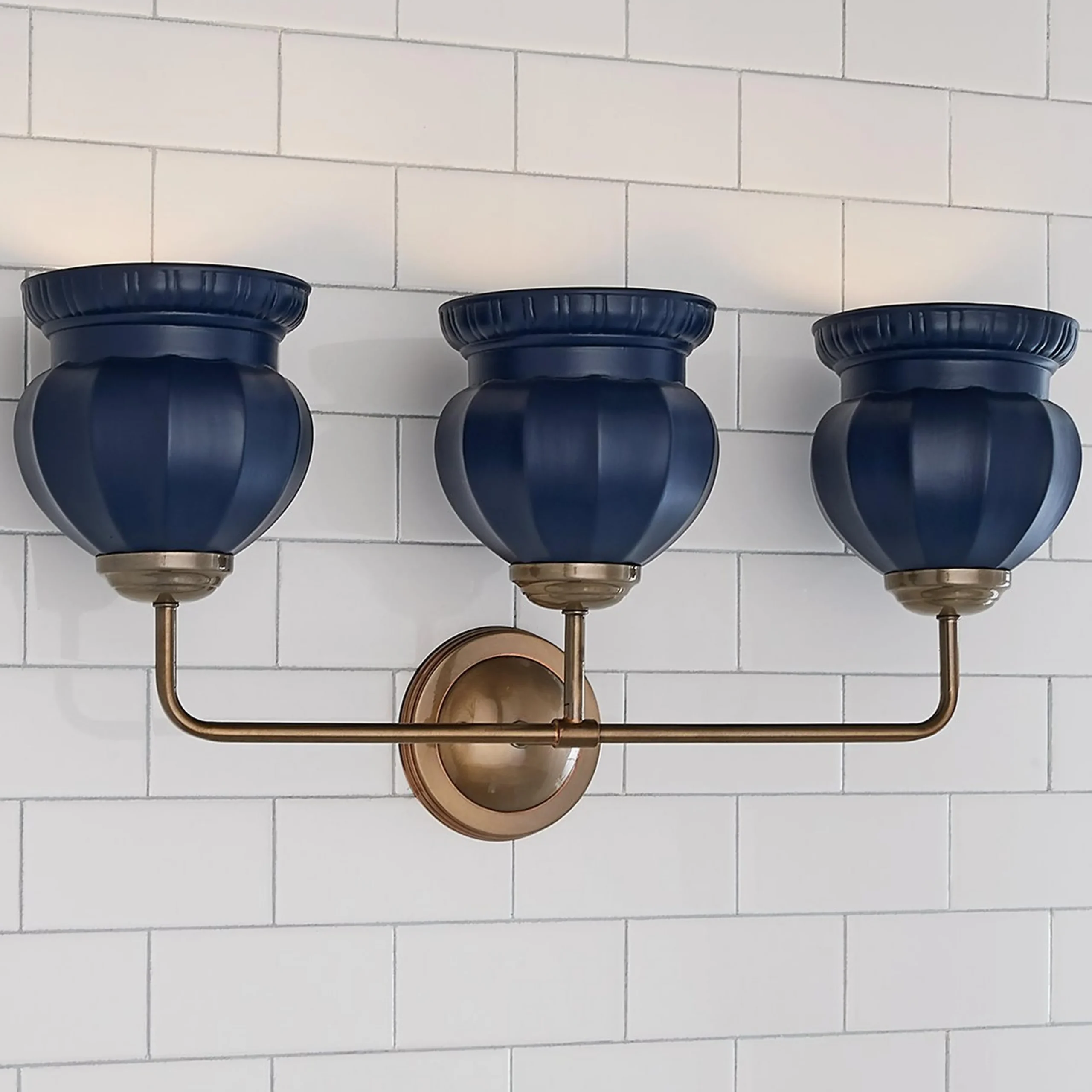 Chris Loves Julia Marlo Vanity Light - 3 Light - Ceramic