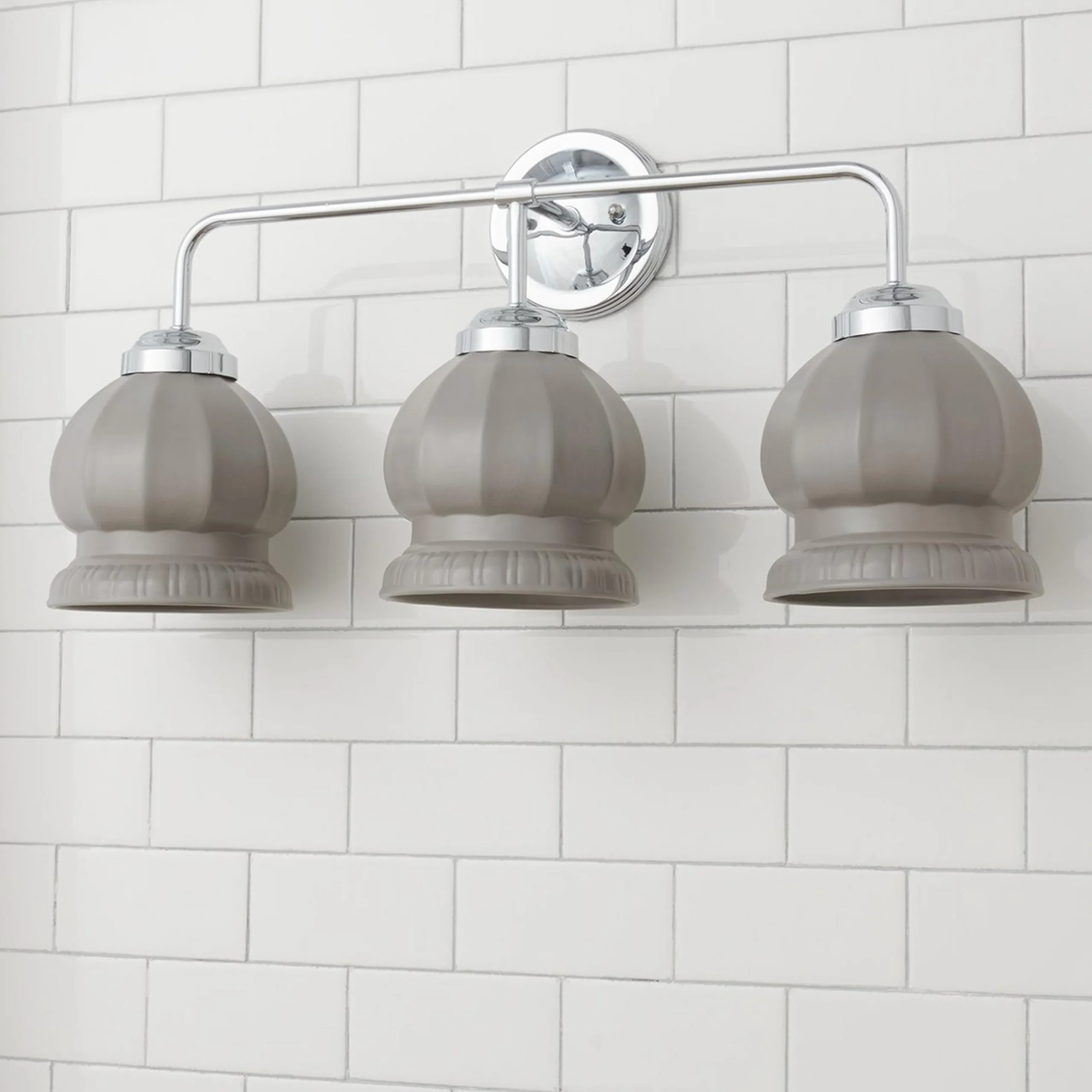 Chris Loves Julia Marlo Vanity Light - 3 Light - Ceramic