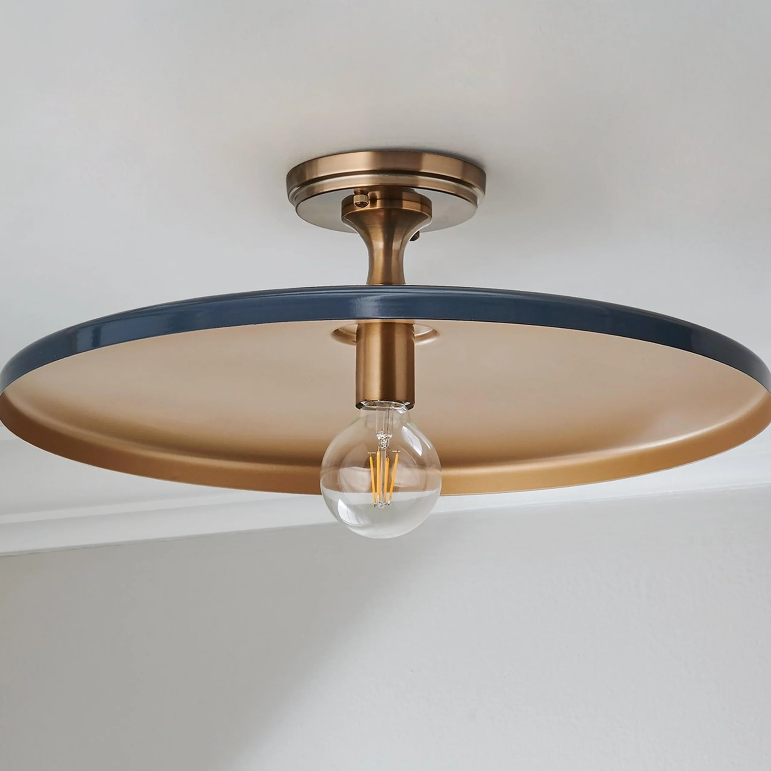 Chris Loves Julia Victor Semi-Flush Ceiling Light