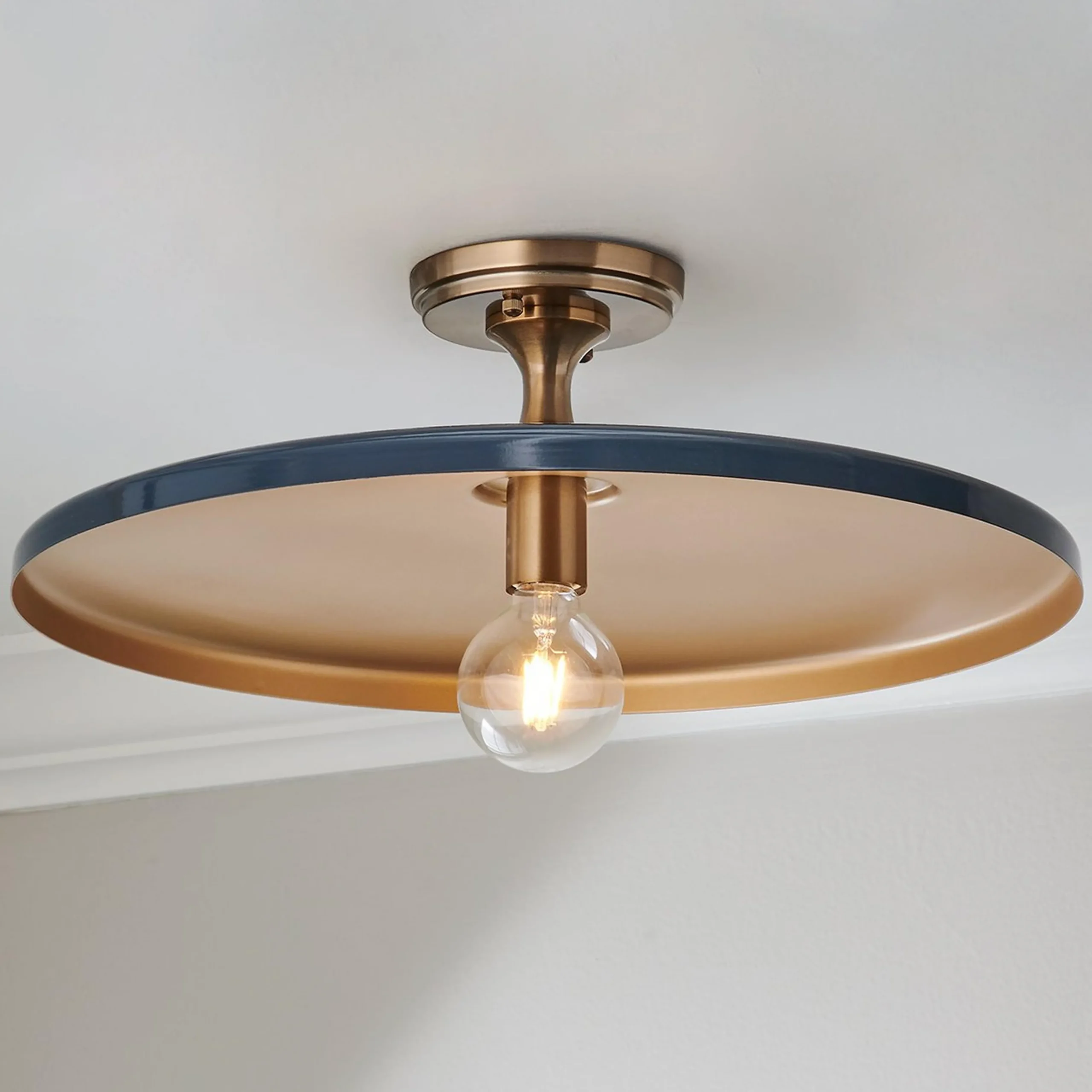 Chris Loves Julia Victor Semi-Flush Ceiling Light