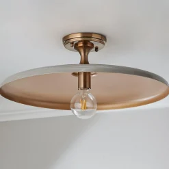 Chris Loves Julia Victor Semi-Flush Ceiling Light