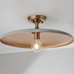 Chris Loves Julia Victor Semi-Flush Ceiling Light