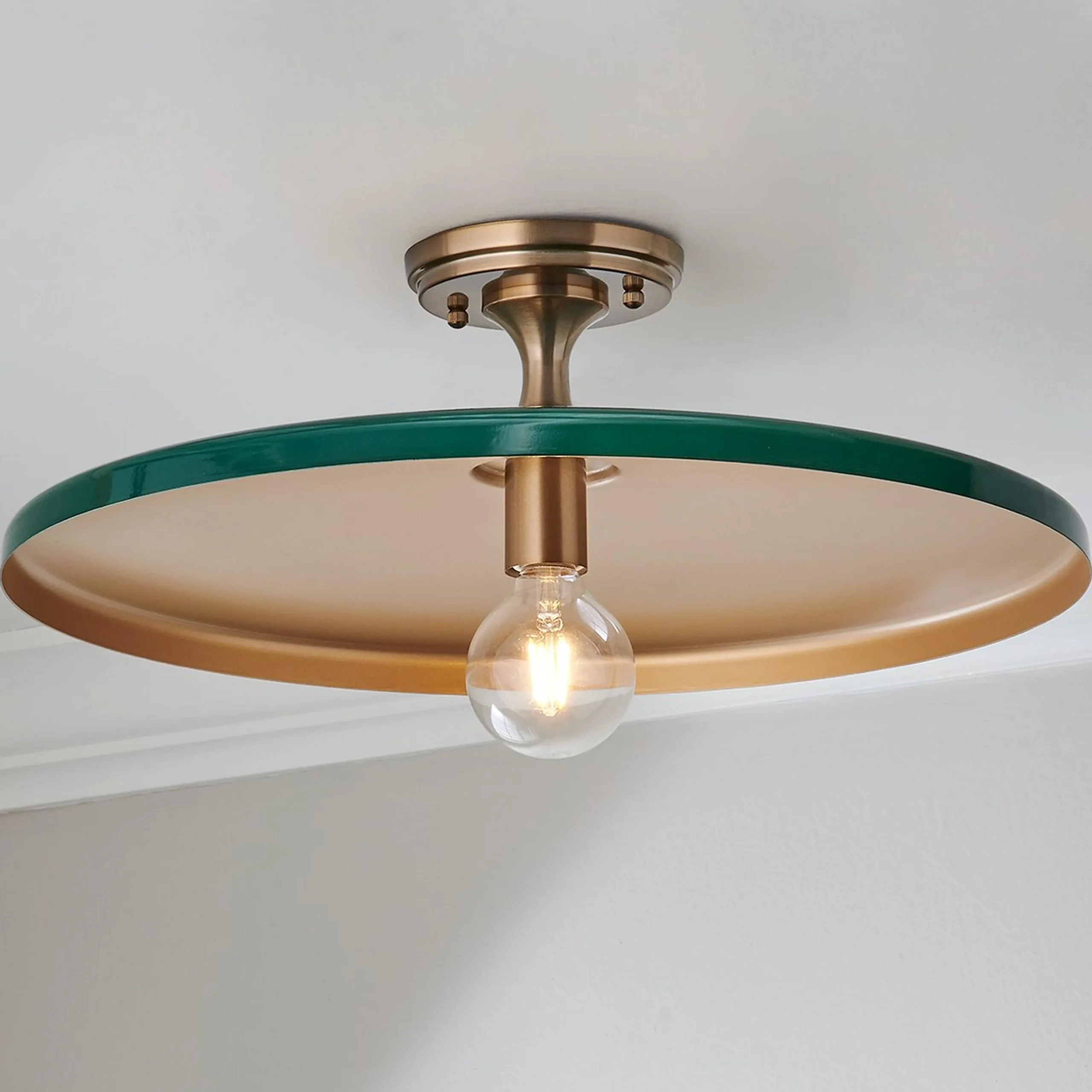 Chris Loves Julia Victor Semi-Flush Ceiling Light