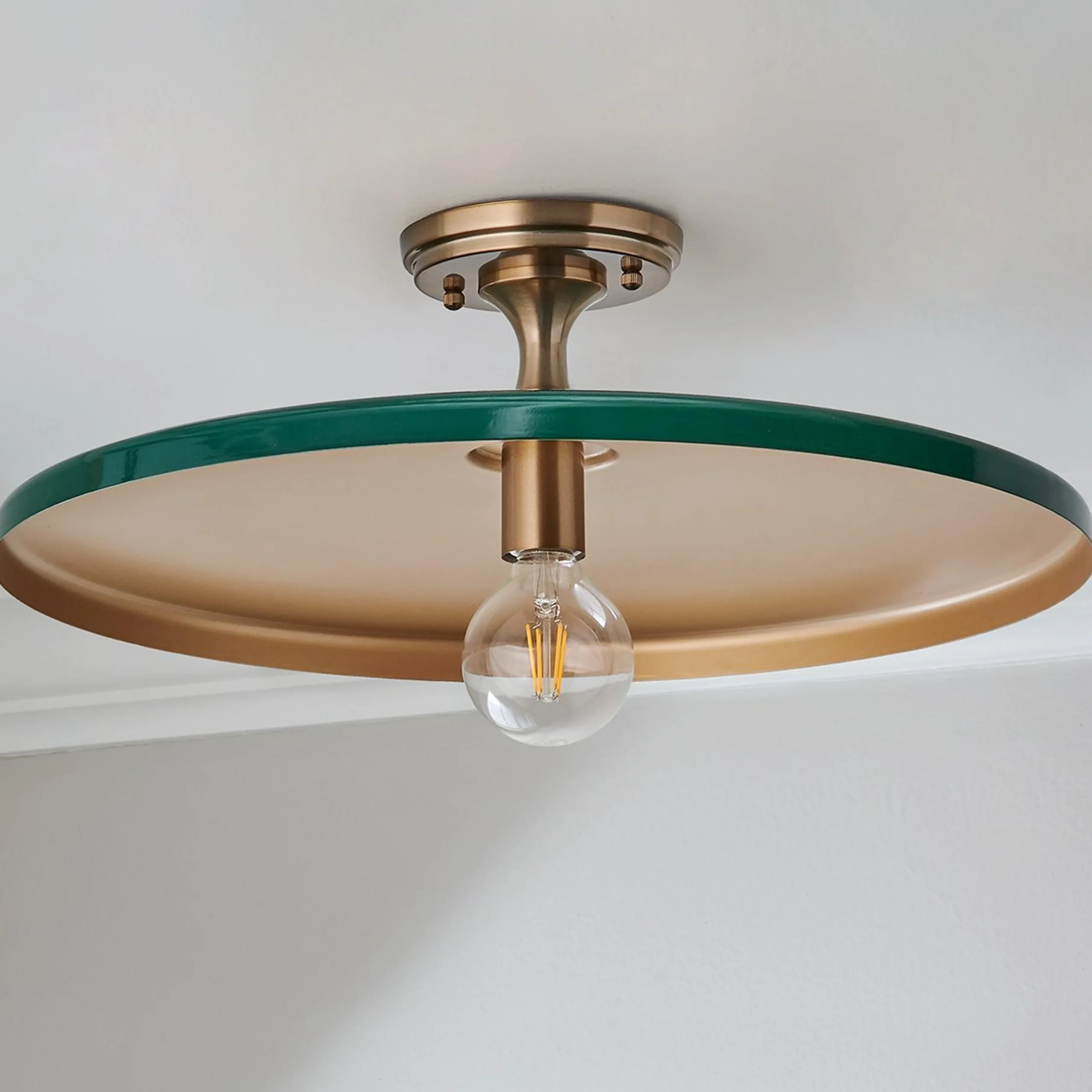 Chris Loves Julia Victor Semi-Flush Ceiling Light