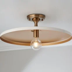 Chris Loves Julia Victor Semi-Flush Ceiling Light