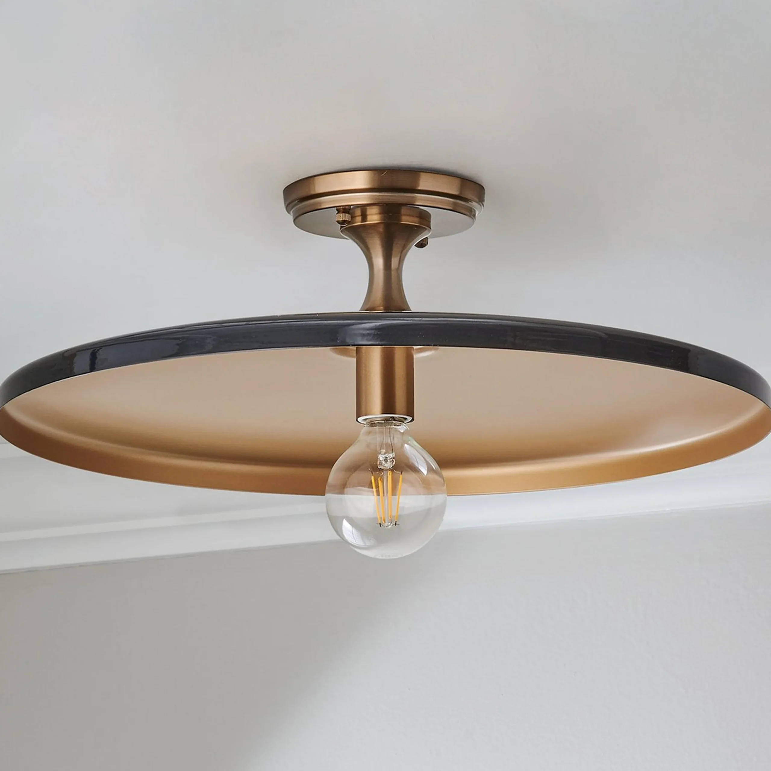 Chris Loves Julia Victor Semi-Flush Ceiling Light