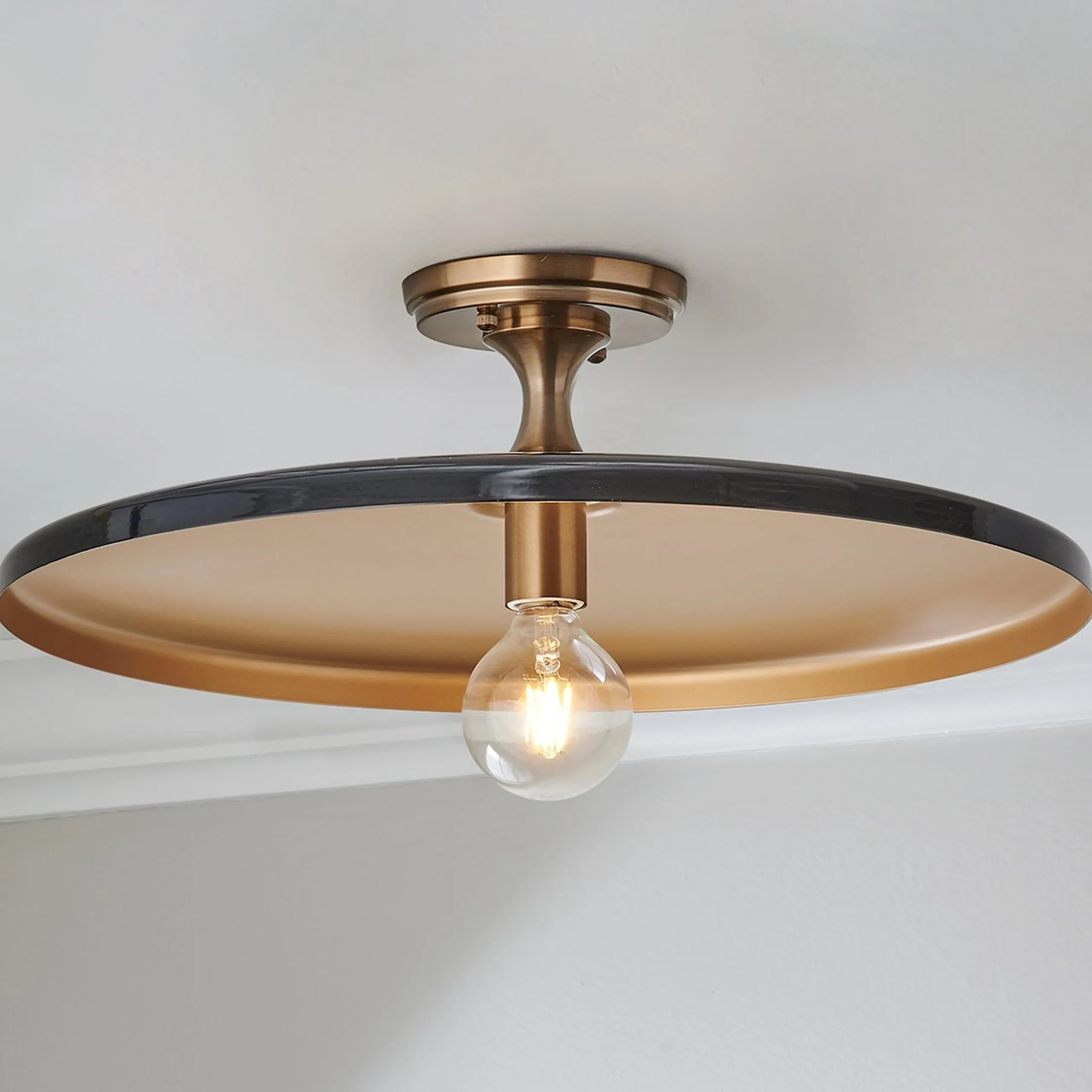 Chris Loves Julia Victor Semi-Flush Ceiling Light