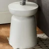 Cinched Terrazzo End Table