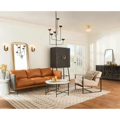 Cinched Terrazzo End Table