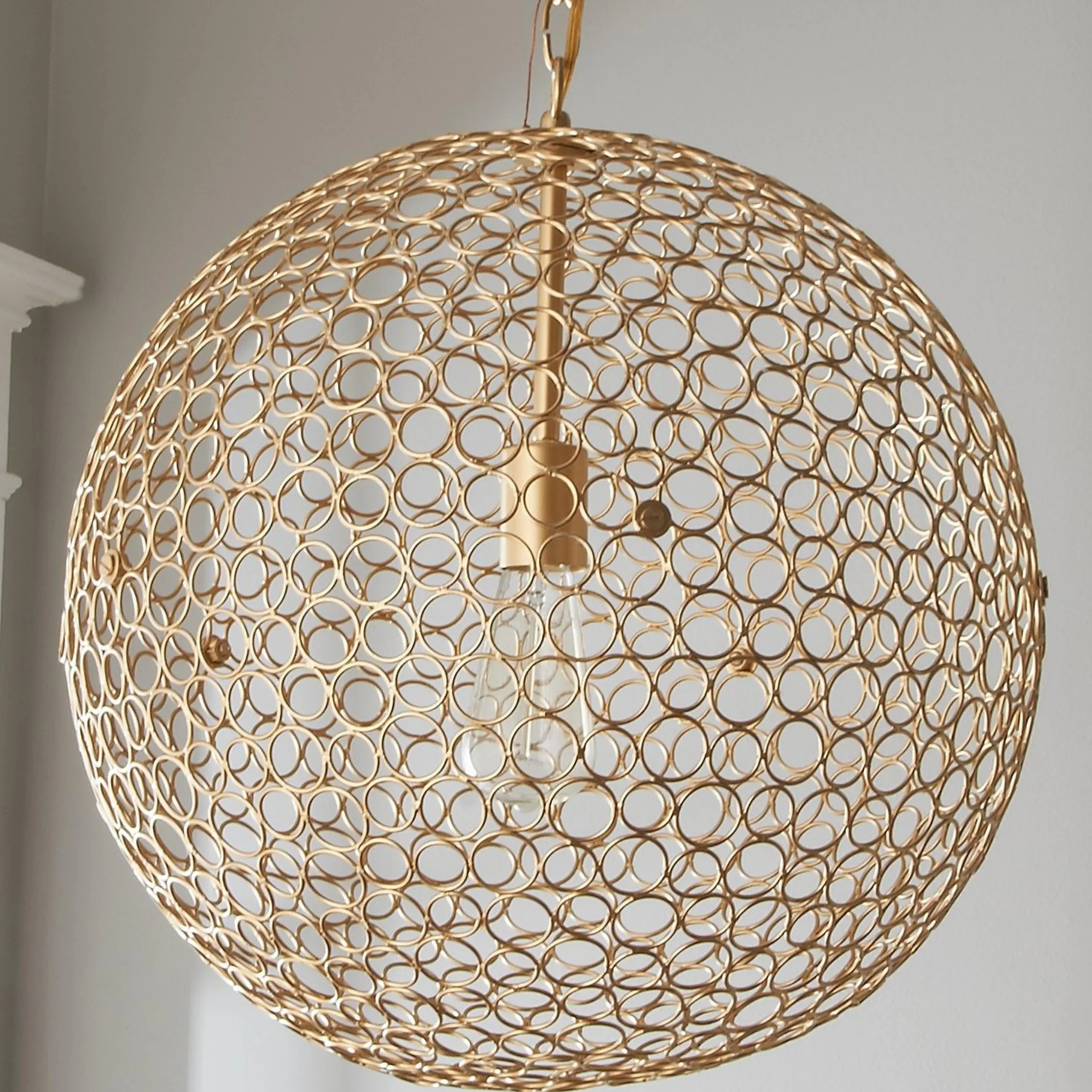 Circles Sphere Pendant - Large