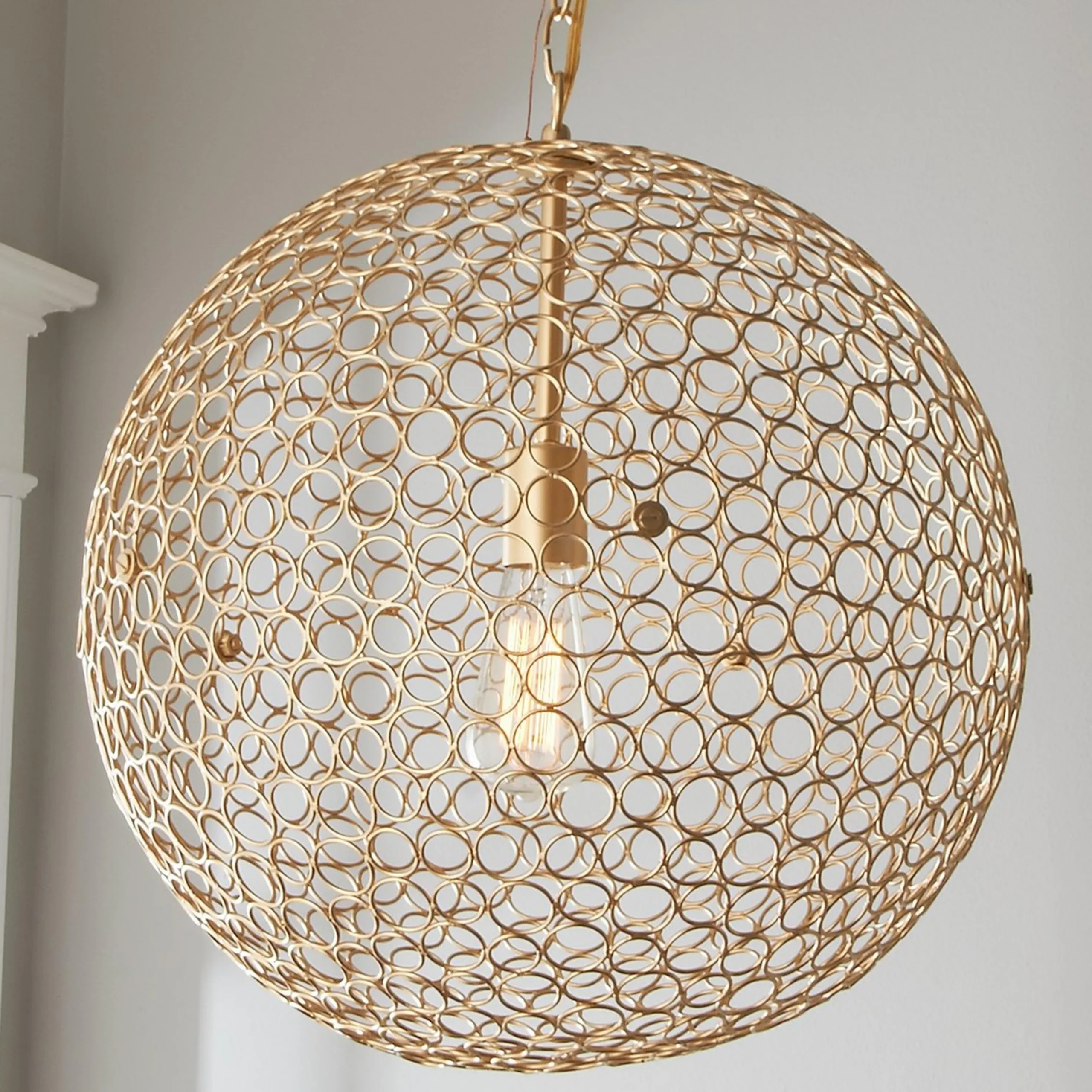 Circles Sphere Pendant - Large
