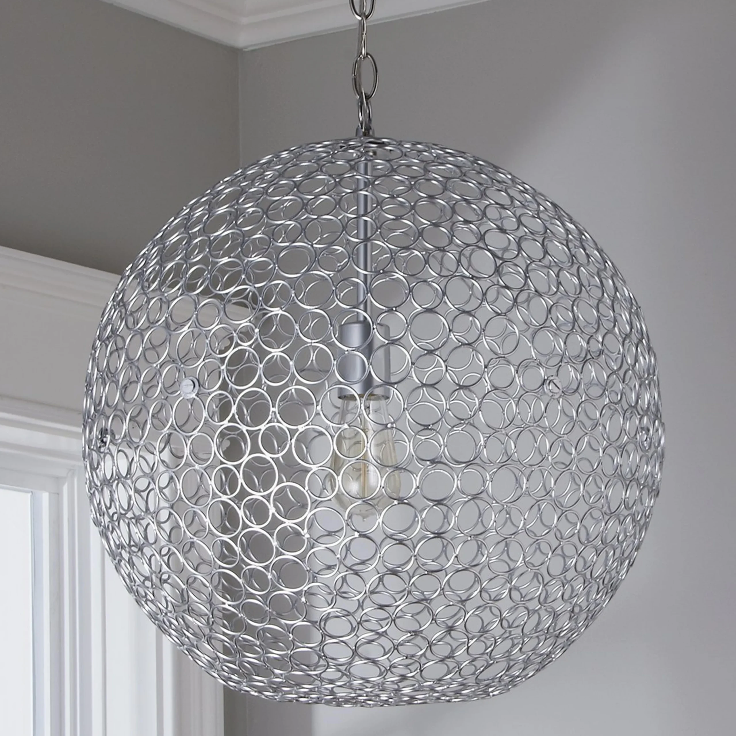 Circles Sphere Pendant - Large