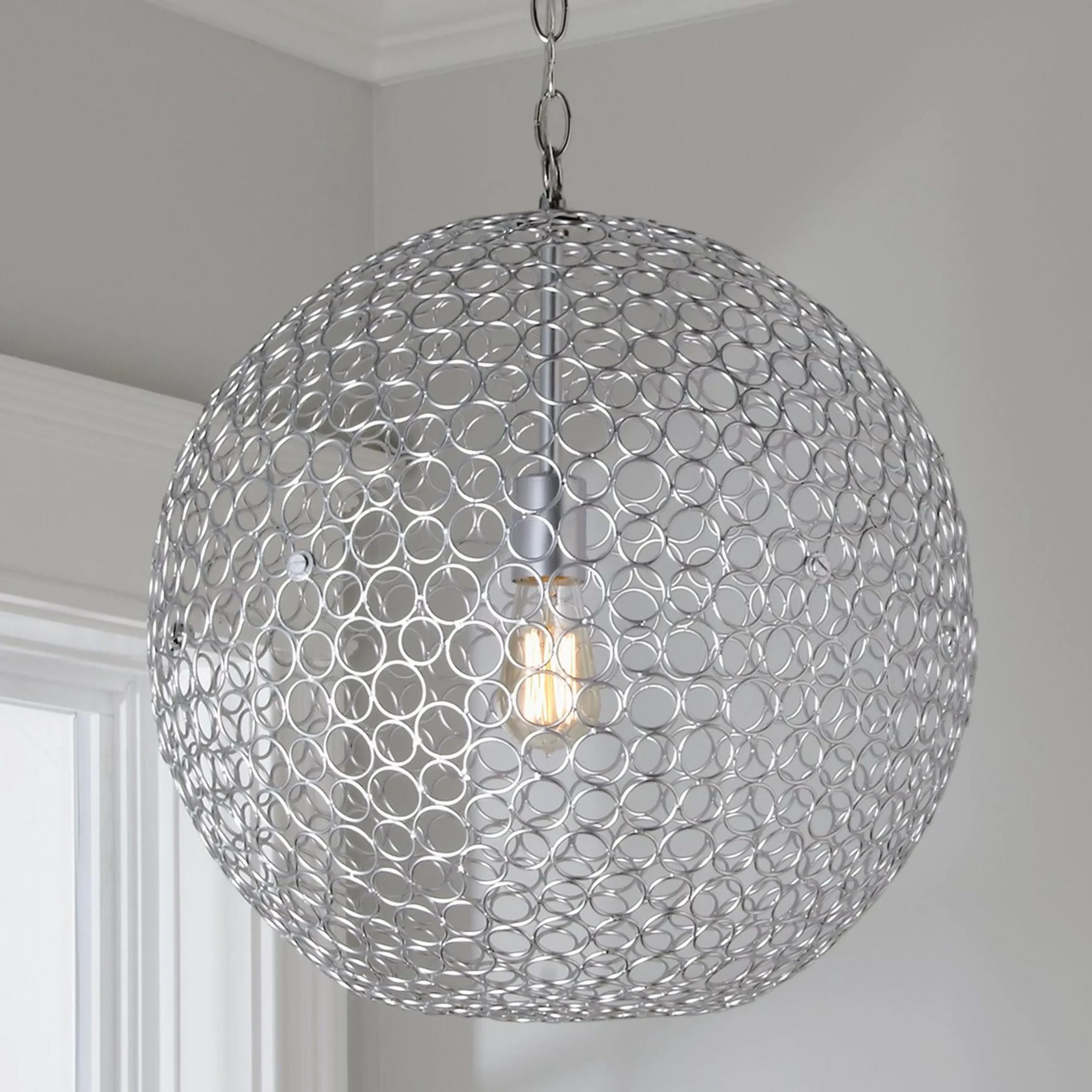 Circles Sphere Pendant - Large