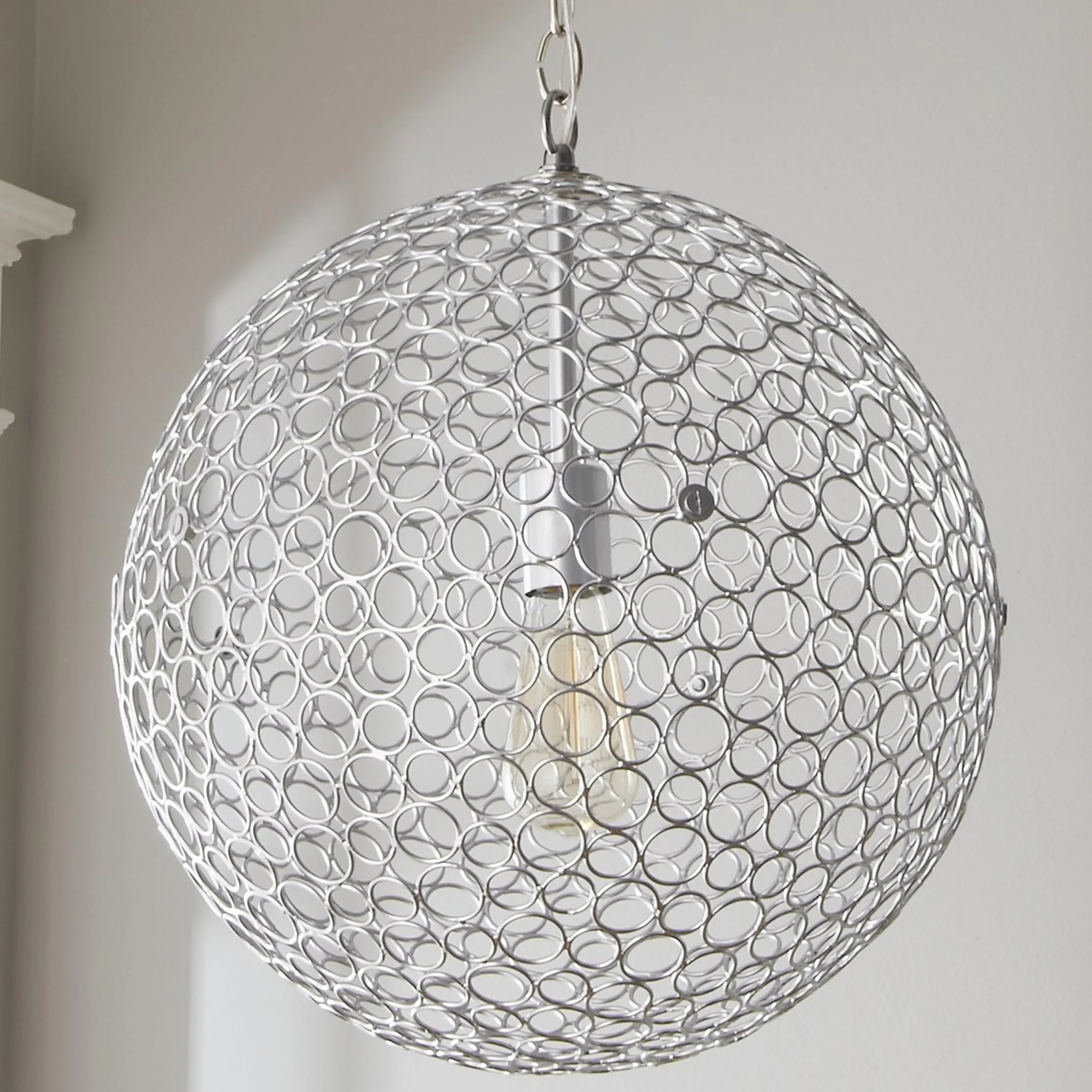 Circles Sphere Pendant - Medium